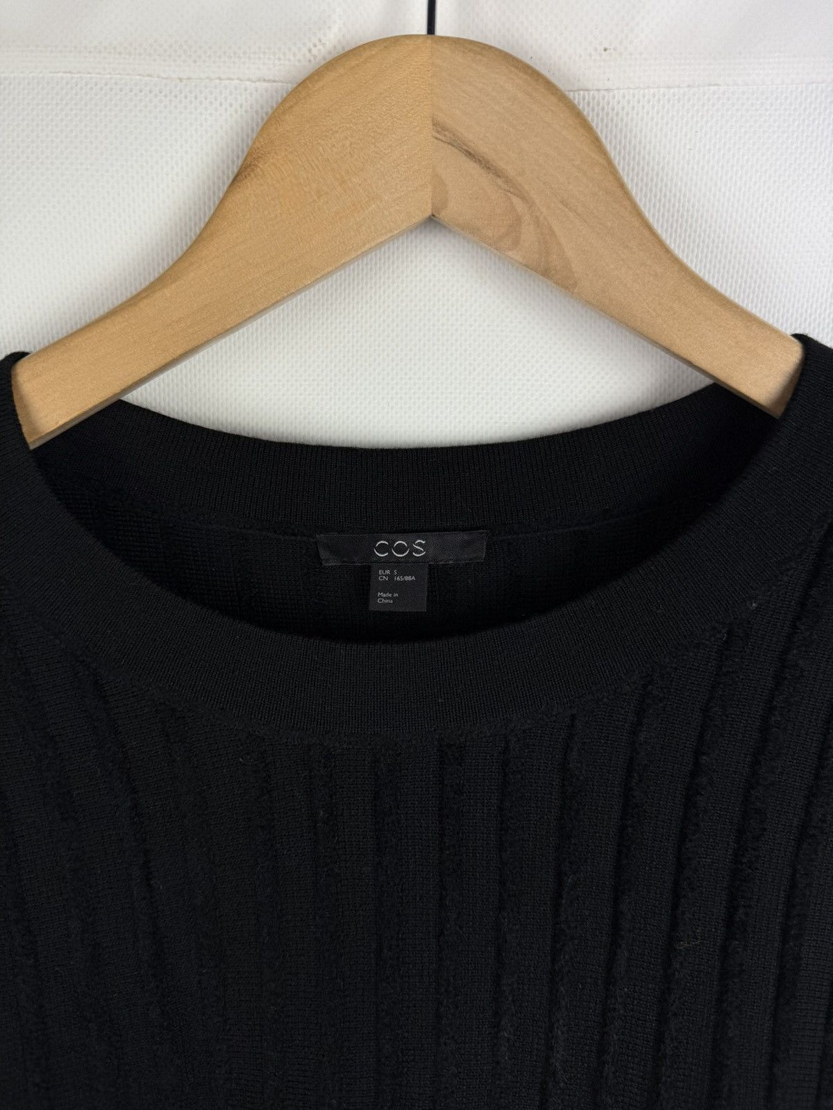Cos Cos Bell Sleeve Ribbed Lagenlook Wool Sweater Pullover Size S / US 4 / IT 40 - 8 Thumbnail