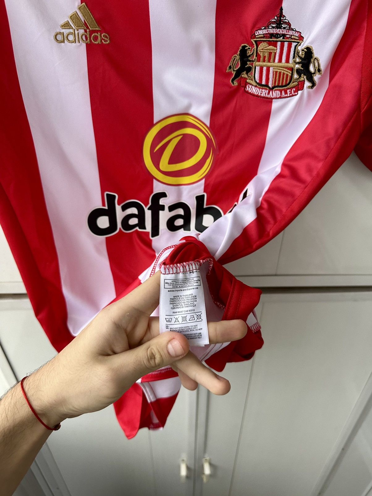 Adidas Vintage 2016 SunderLand Club Adidas Jersey Club Size US M / EU 48-50 / 2 - 11 Thumbnail