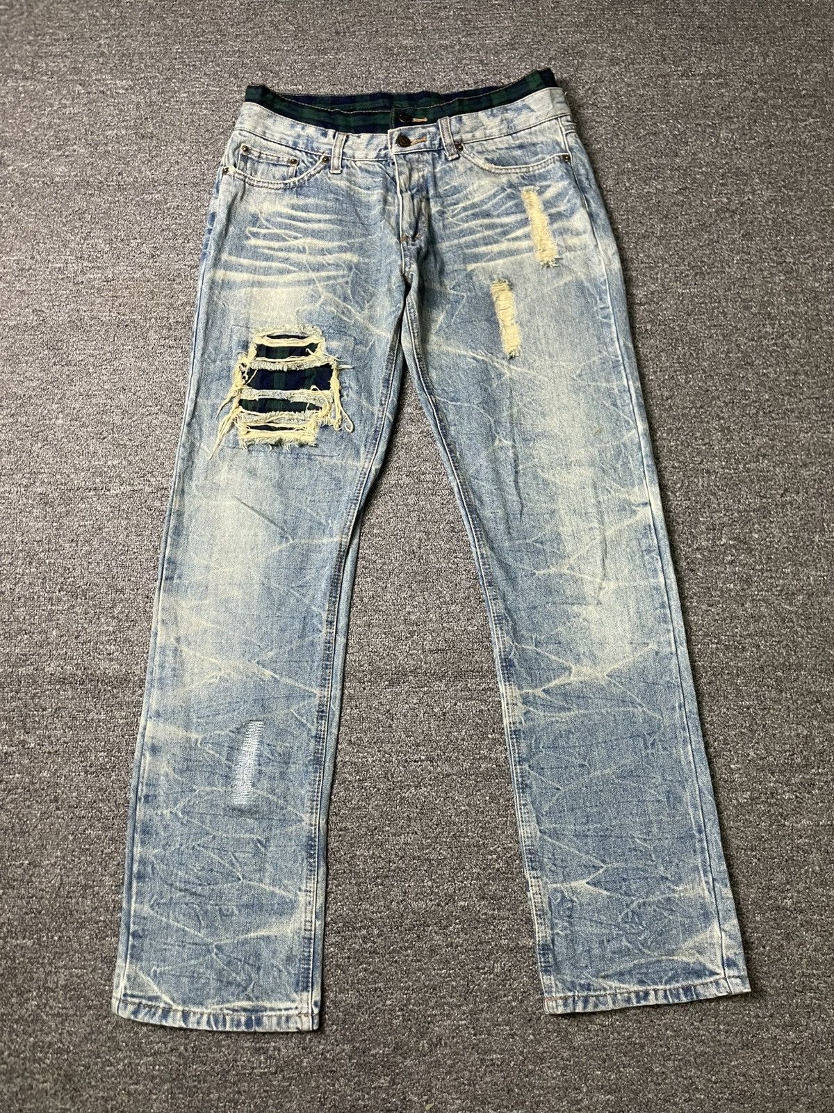 Japanese Brand Distressed Denim Ripped Jeans (67)