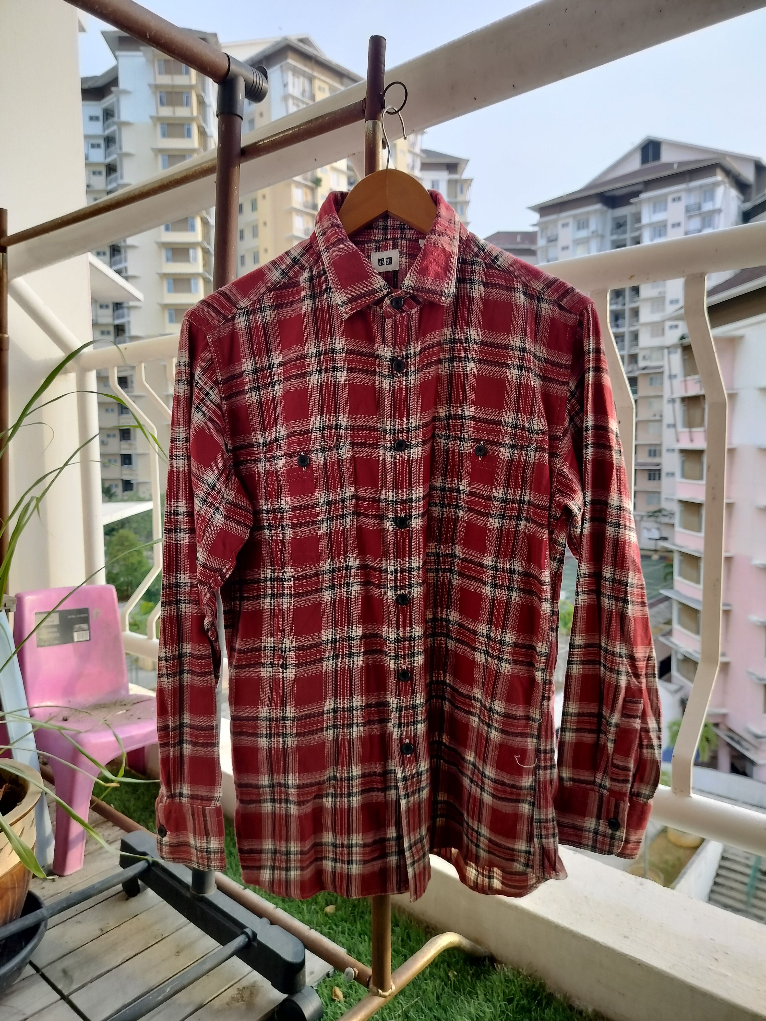 Flannel Uniqlo double pocket flannel shirt Size US M / EU 48-50 / 2 - 1 Thumbnail