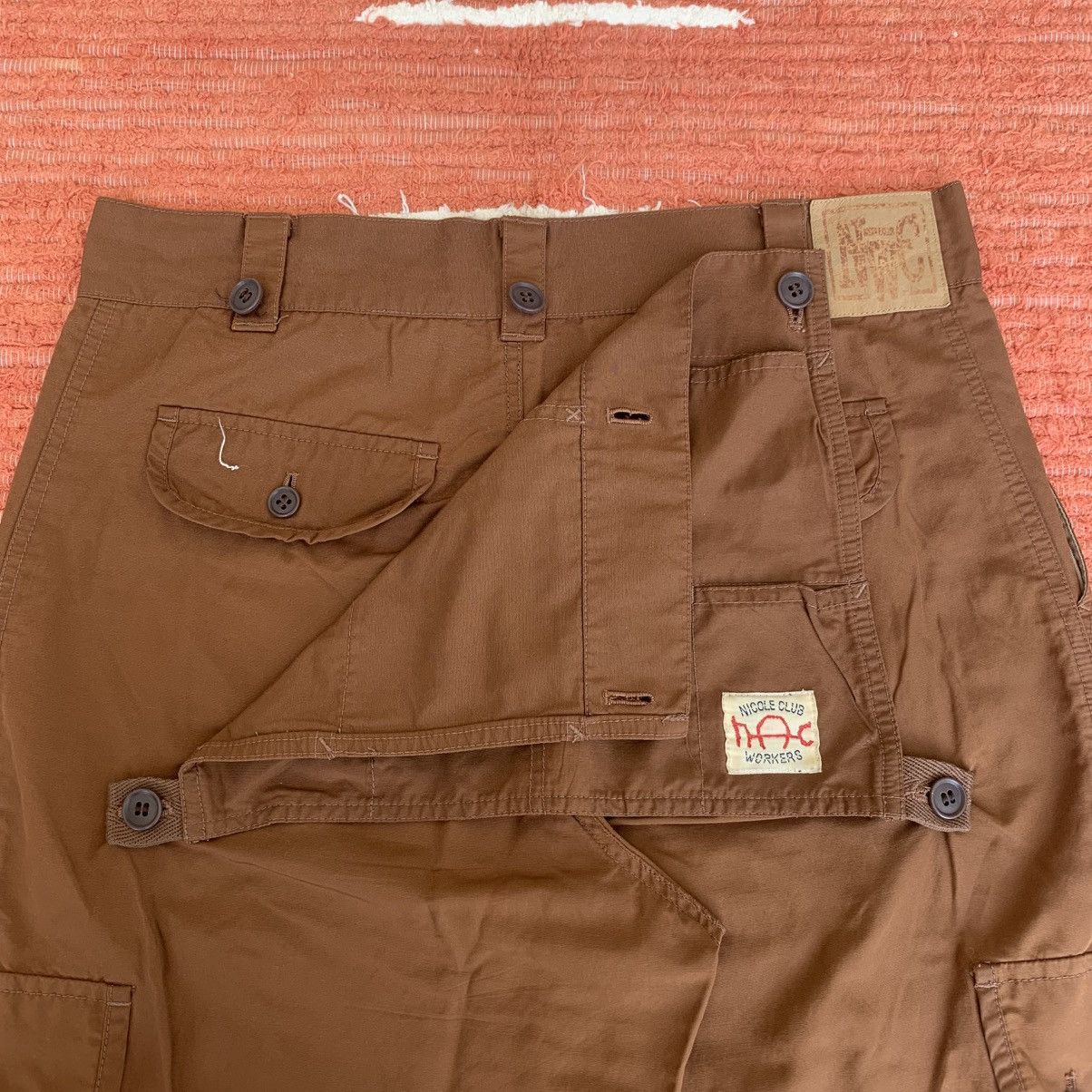Nicole Club Nicole Club Workers Utility Cargo Pants Size US 32 / EU 48 - 5 Thumbnail