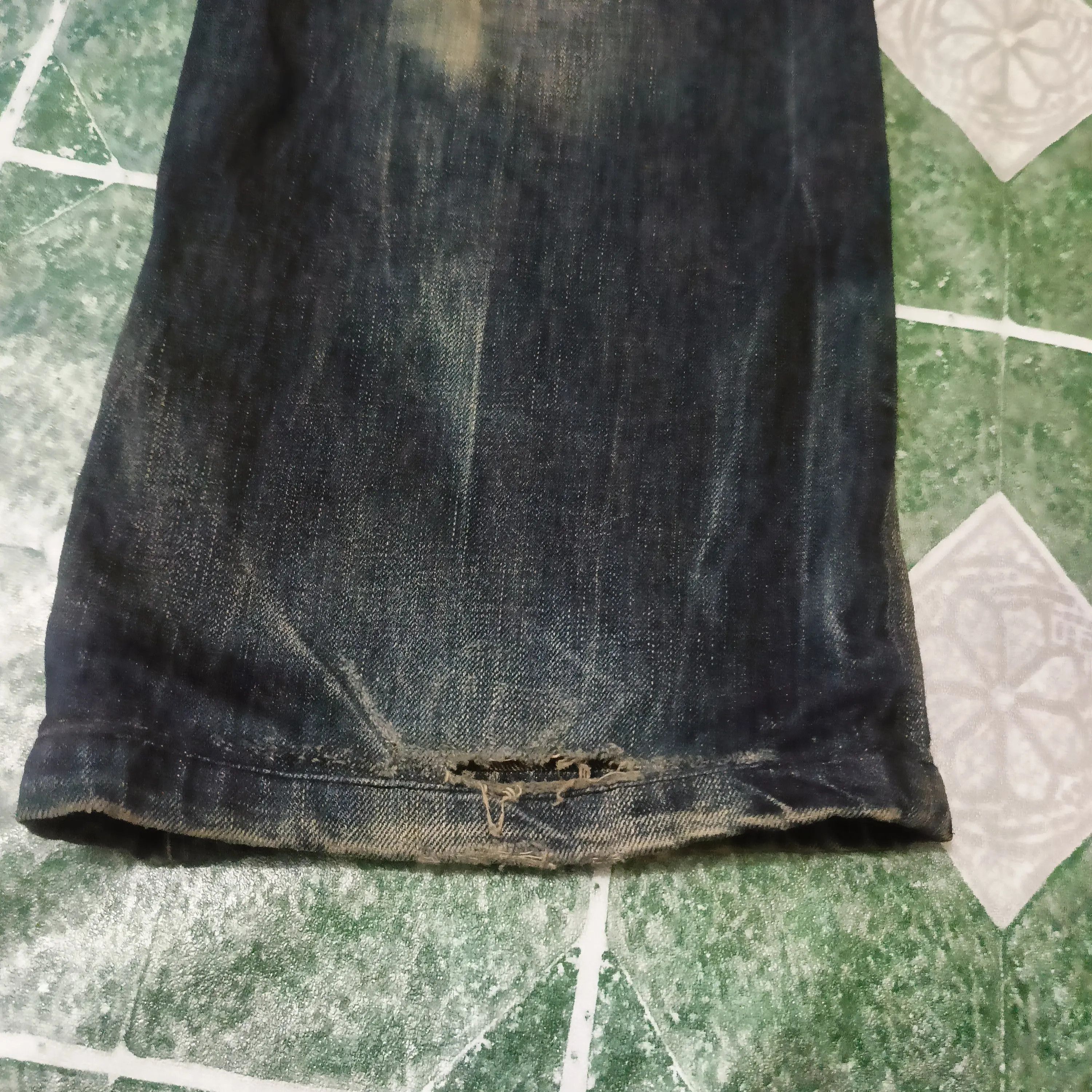 If Six Was Nine 90s Buckaroo jeans flared distressed jeans bootcut Size US 32 / EU 48 - 21 Thumbnail