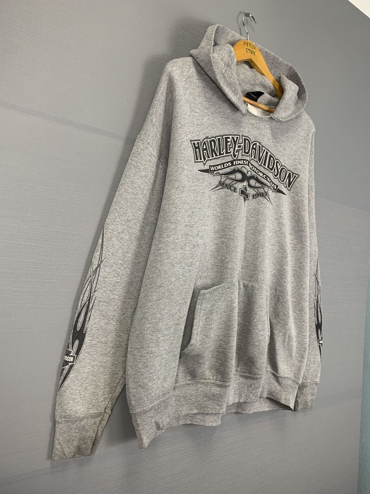 Harley Davidson × Vintage Vintage Harley Davidson Hoodie Size US L / EU 52-54 / 3 - 4 Thumbnail