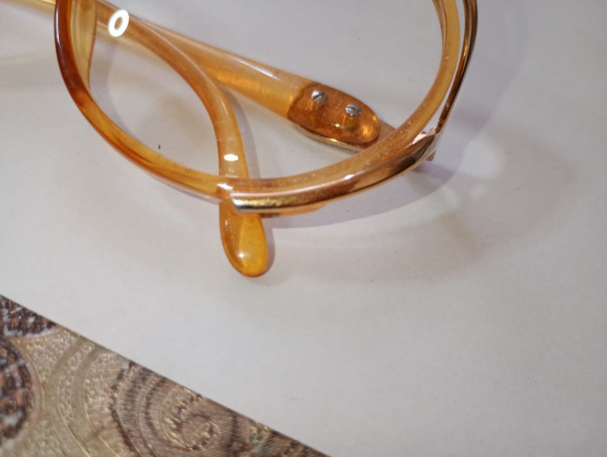 Christian Dior Monsieur Christian Dior Vintage Oval Eyeglass Frames Amber Size ONE SIZE - 5 Thumbnail