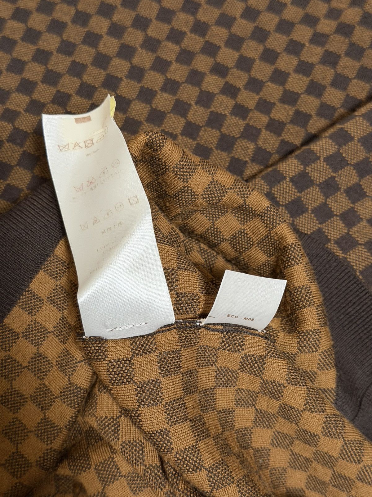 Louis Vuitton 🔥Louis Vuitton Damier V Neck Sweater/LV Monogram Sweater Size US L / EU 52-54 / 3 - 7 Thumbnail