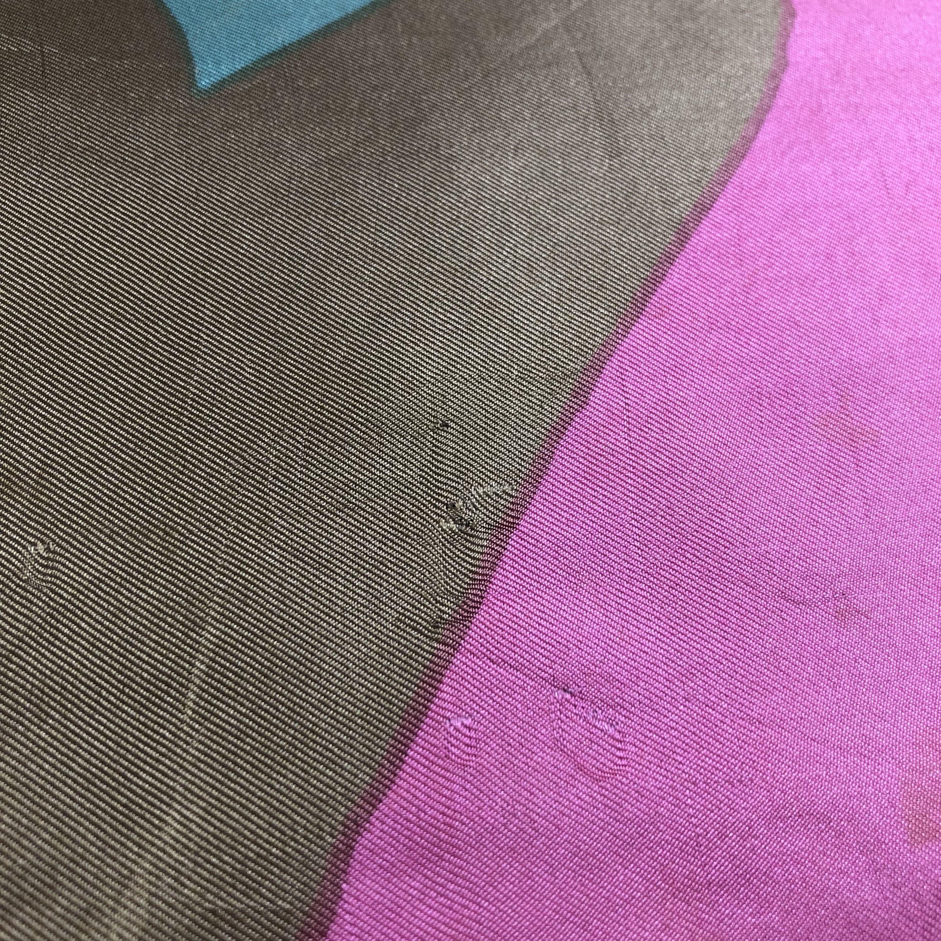 Japanese Brand P.A.S Abstract Hand Rolled Silk Scarf M759 Size ONE SIZE - 6 Thumbnail