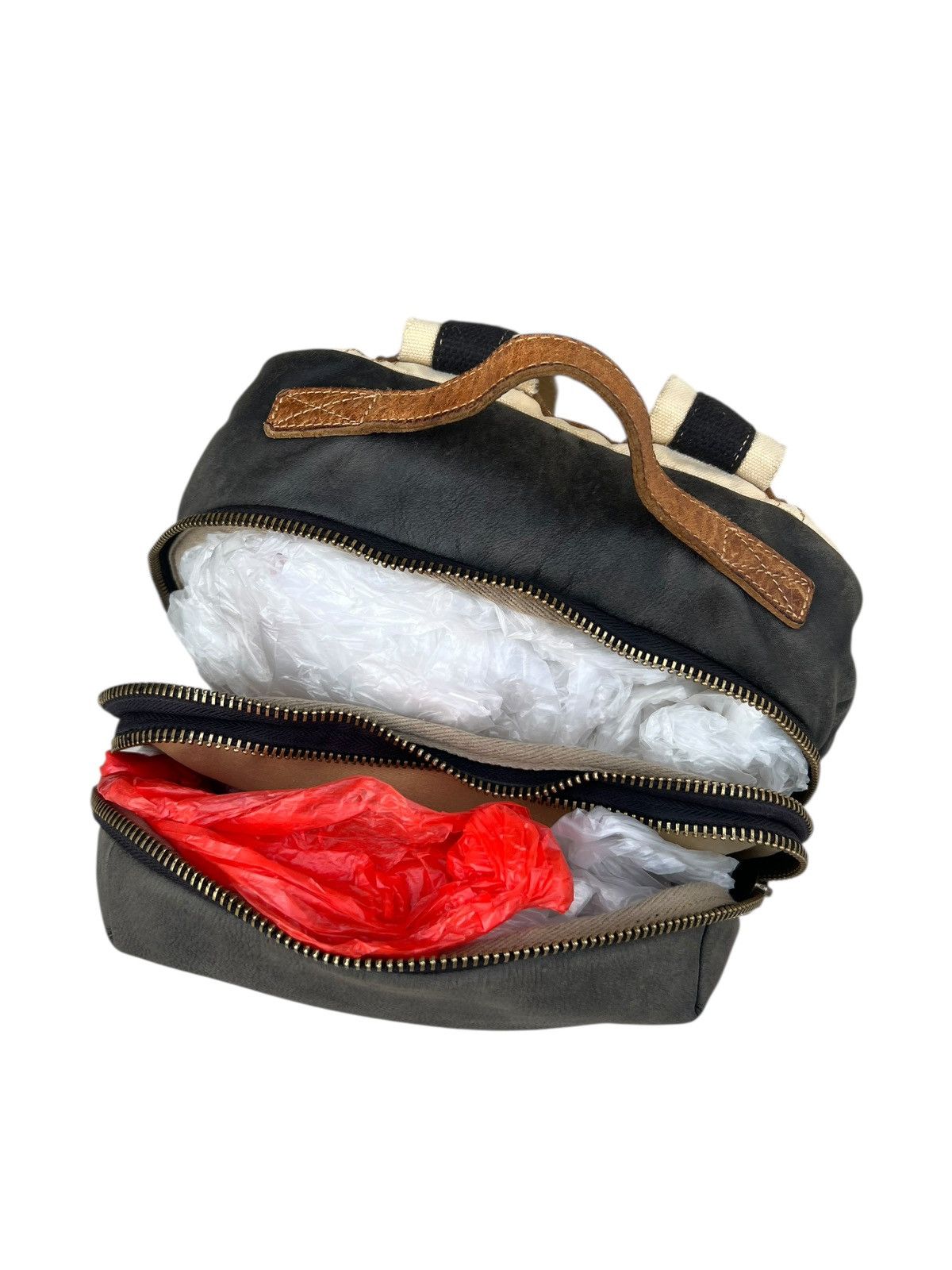 Leather Zeldner Japan Distressed Patina Leather Backpack Bag Size ONE SIZE - 20 Thumbnail