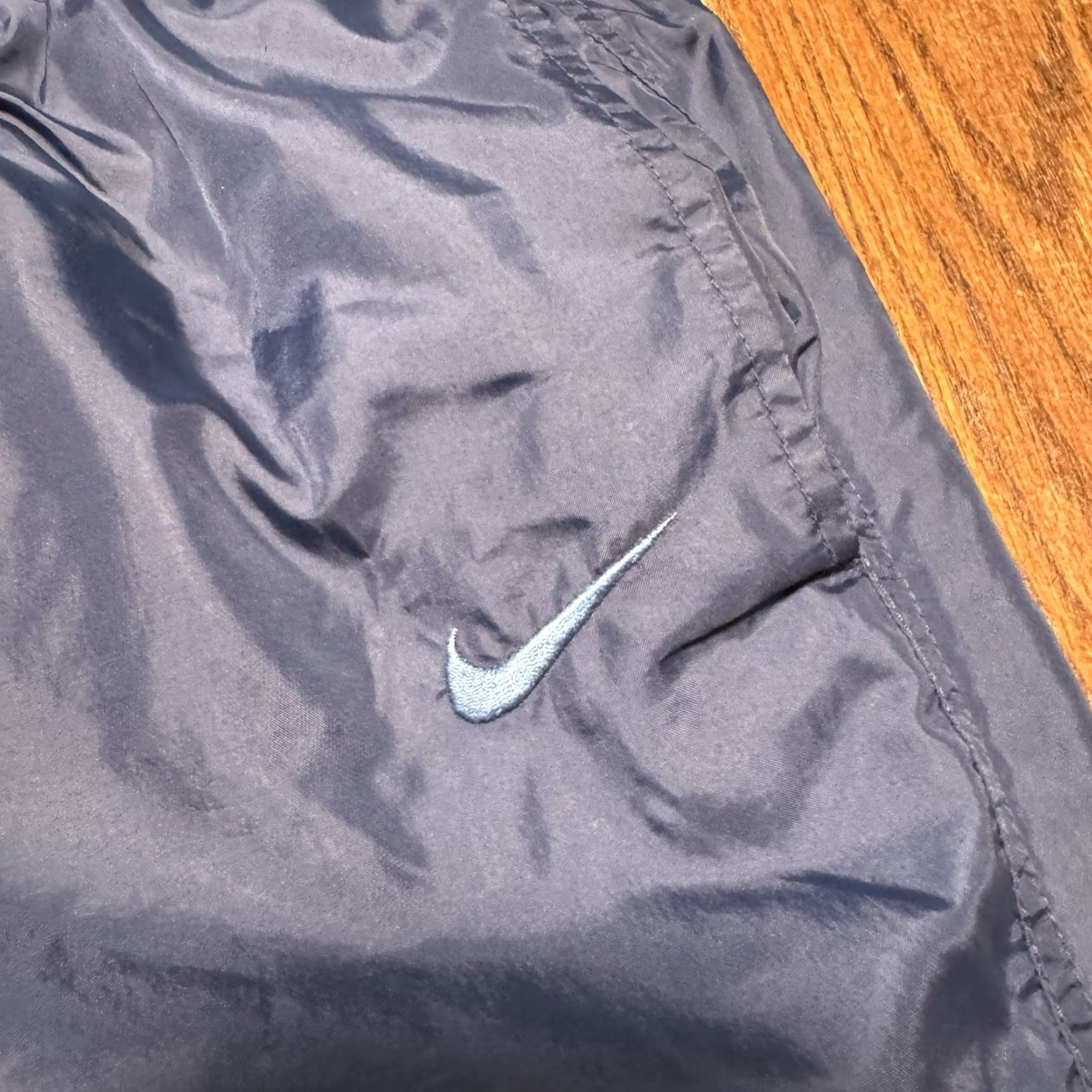 Nike VINTAGE Nike Sportswear Lined Pants Mens XL Navy Blue 90’s Nike Size US 36 / EU 52 - 3 Thumbnail