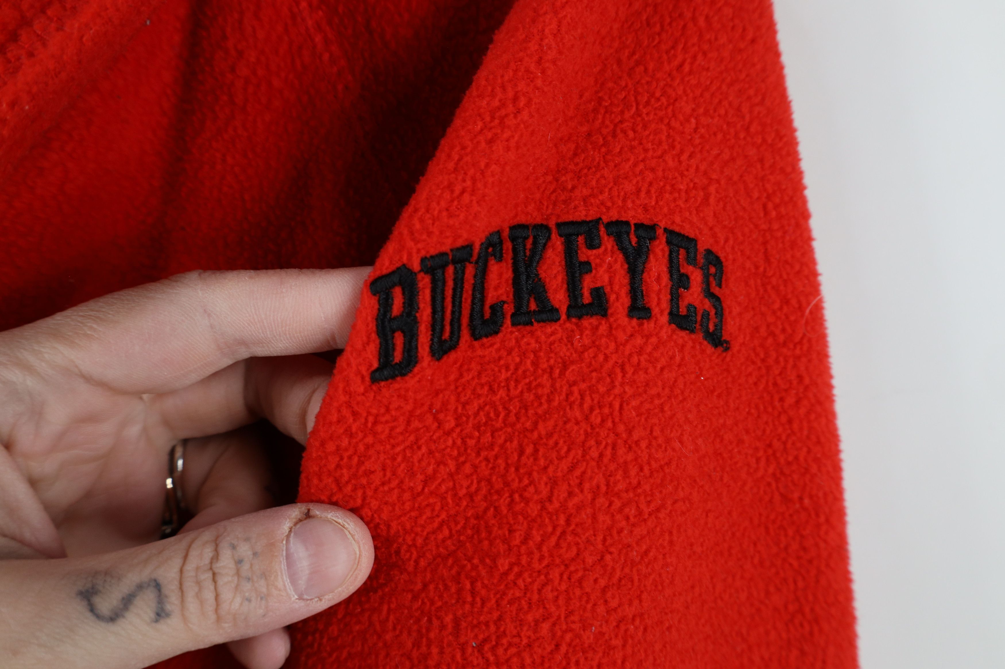Vintage Vintage Ohio State University Lined Fleece Full Zip Jacket Size US XXL / EU 58 / 5 - 4 Thumbnail