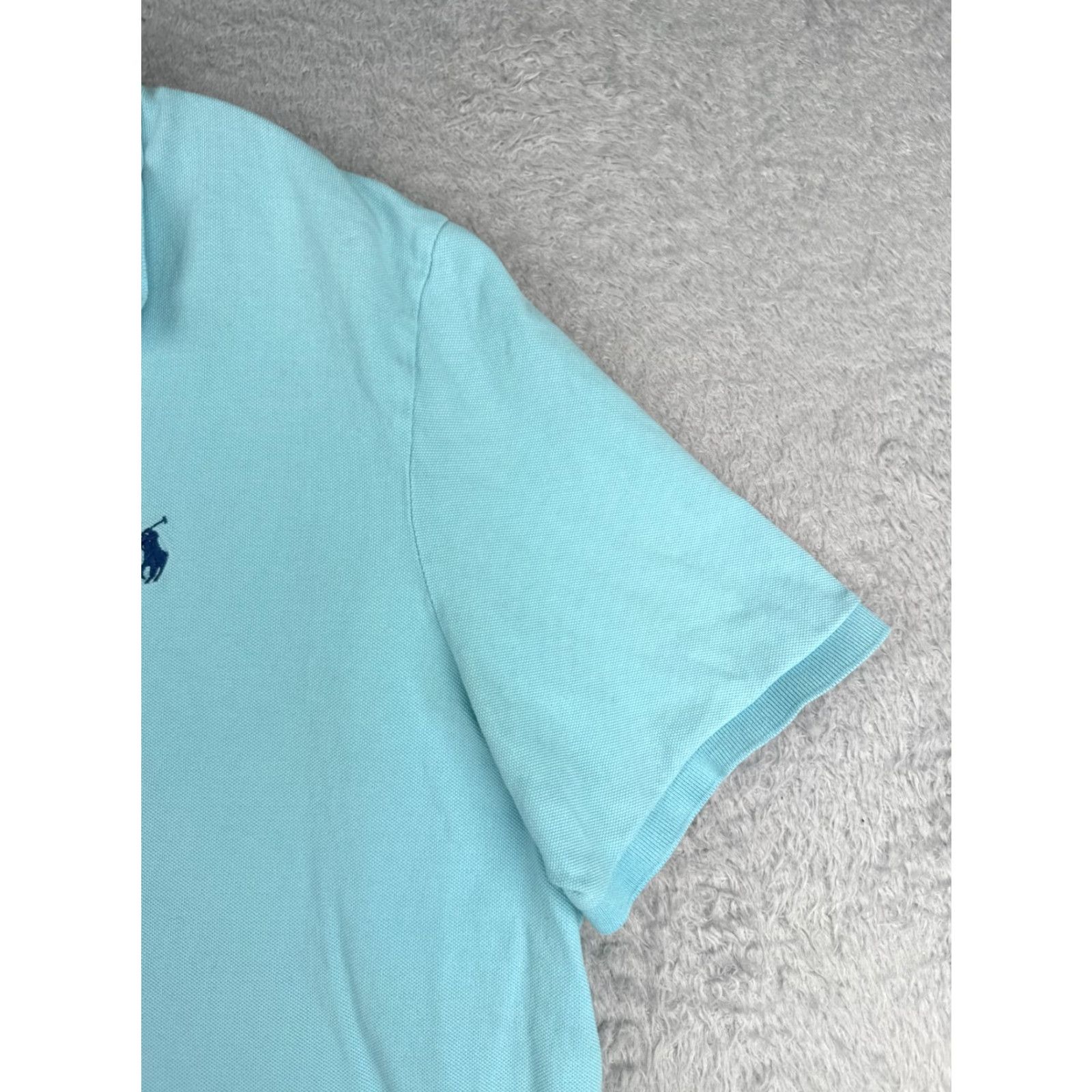 Polo Ralph Lauren Polo Ralph Lauren Polo Shirt Men 2XL Blue 100% Cotton Short Sleeve Button Embroidered Logo Classic Fit Vintage: No Size US XXL / EU 58 / 5 - 2 Thumbnail