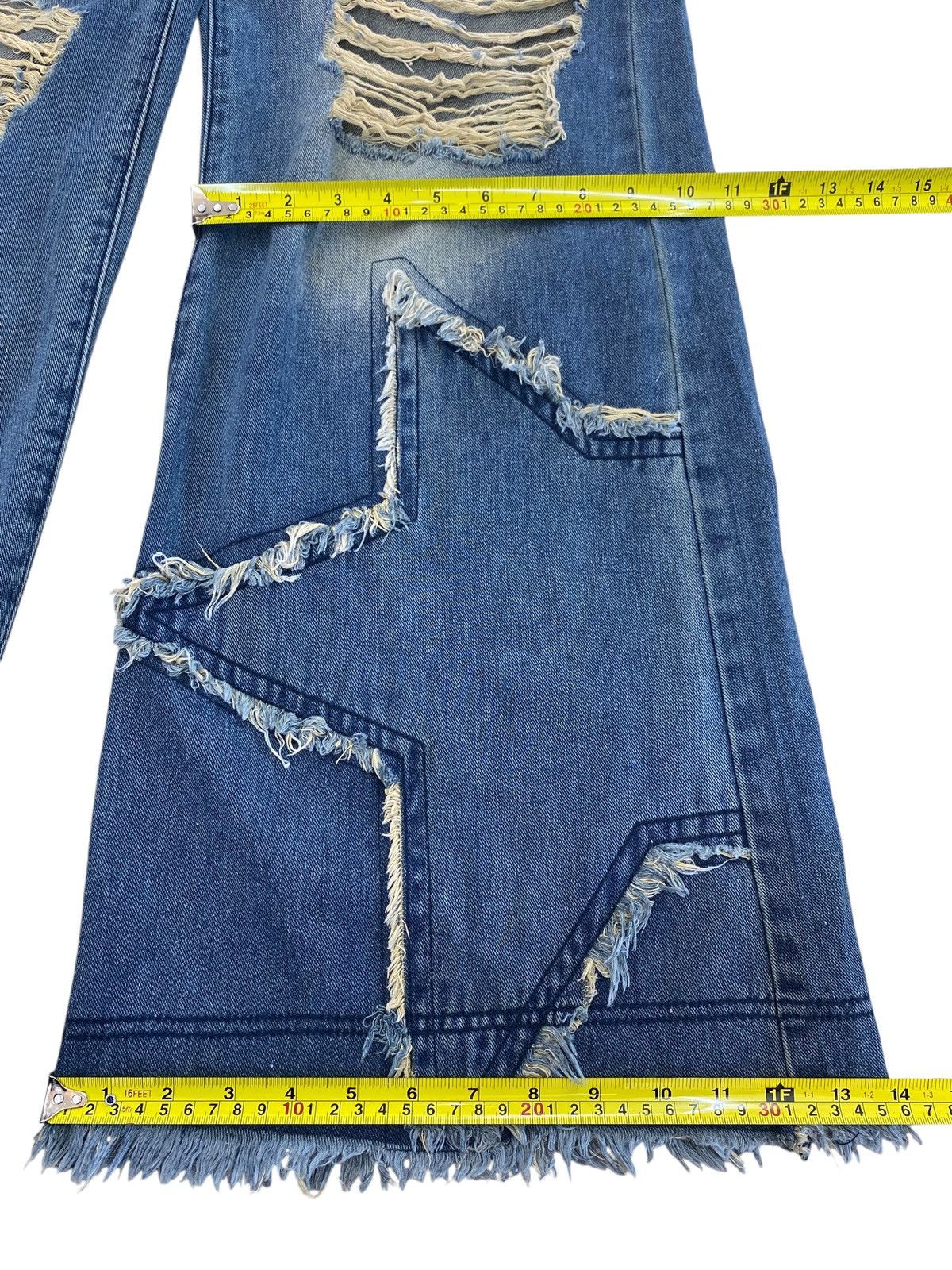 Other Japanese Brand Romwe Ripped Star Wide Leg Style Size US 27 - 11 Thumbnail