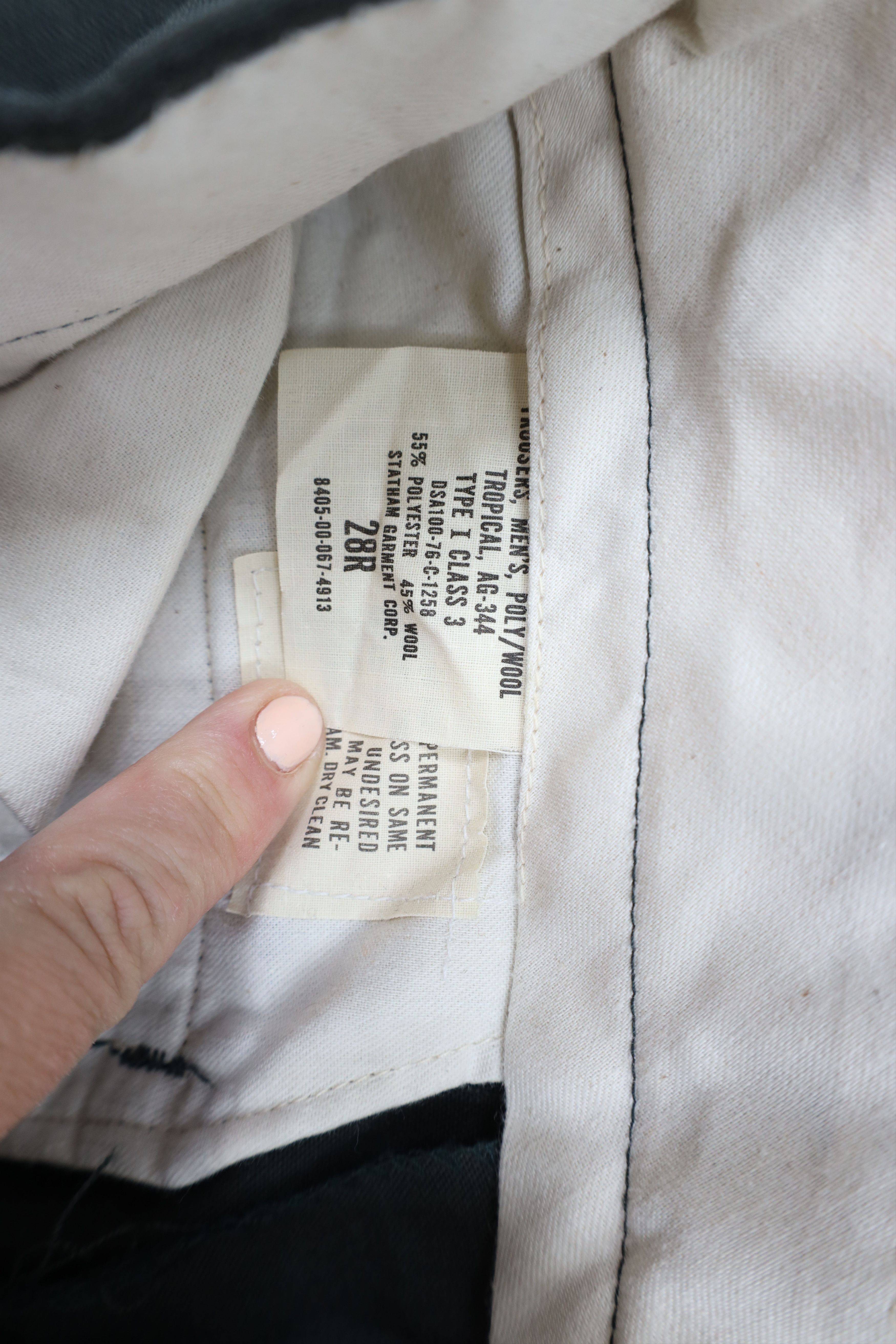 Vintage Vintage 70s Vietnam War Tropical AG 344 Trousers Pants Size US 28 / EU 44 - 6 Thumbnail