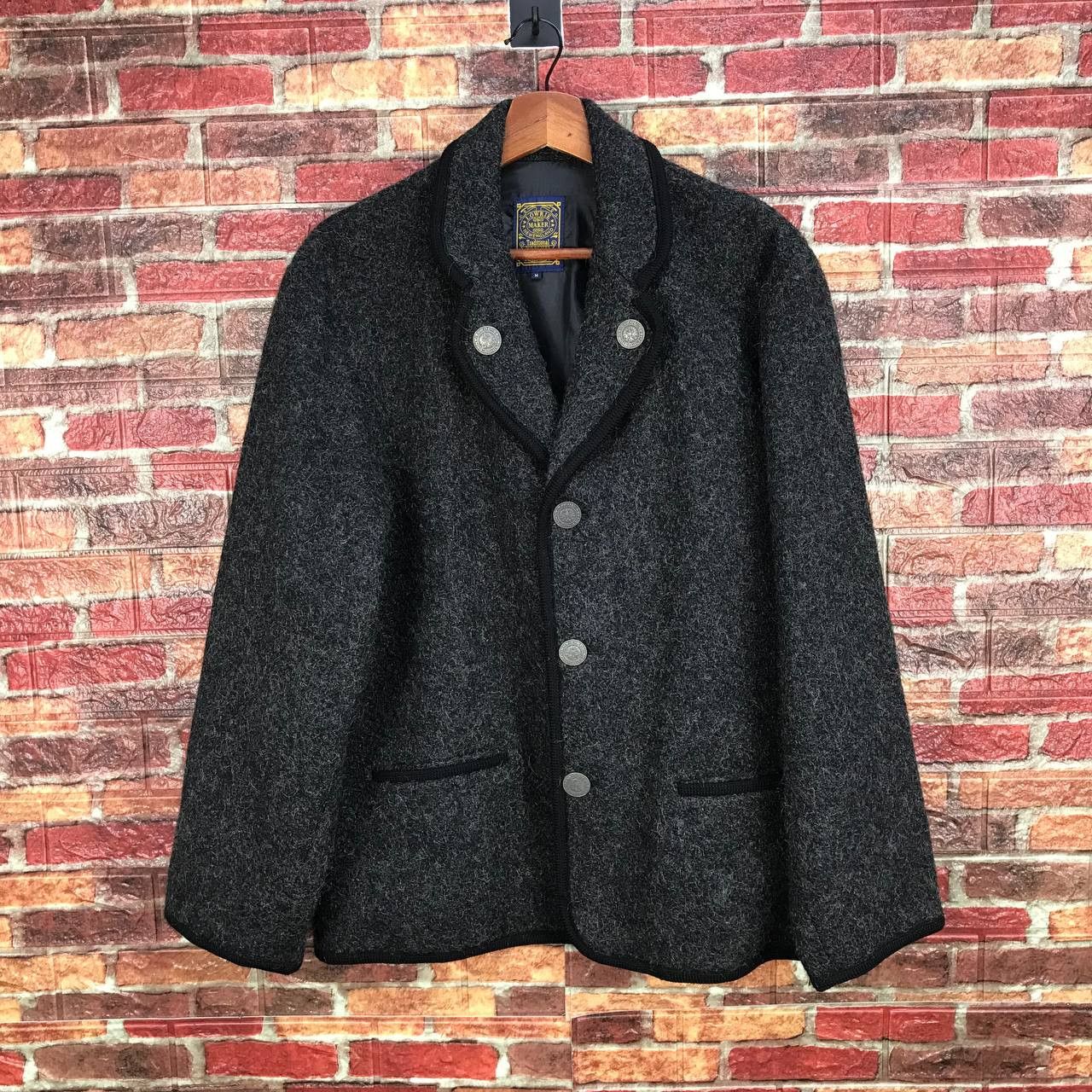 Japanese Brand RARE MOHAIR LOWRISE MAKER ANNO DOMILI TYROL 60S ERA WWII Size US M / EU 48-50 / 2 - 1 Thumbnail