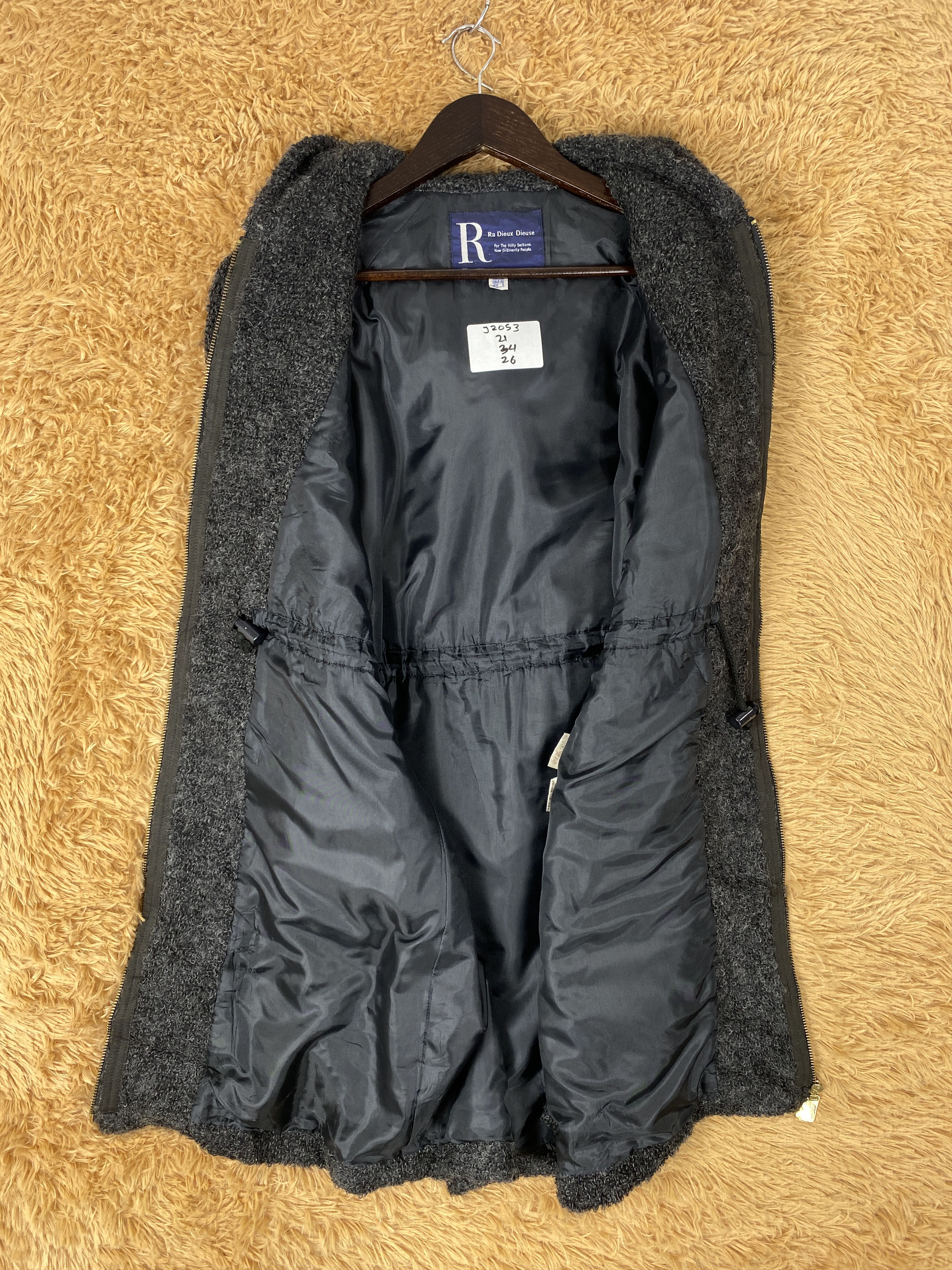 Japanese Brand Vintage a Dieux Dieuse Hoodie Wool Long Jacket J2053 Size US S / EU 44-46 / 1 - 6 Thumbnail