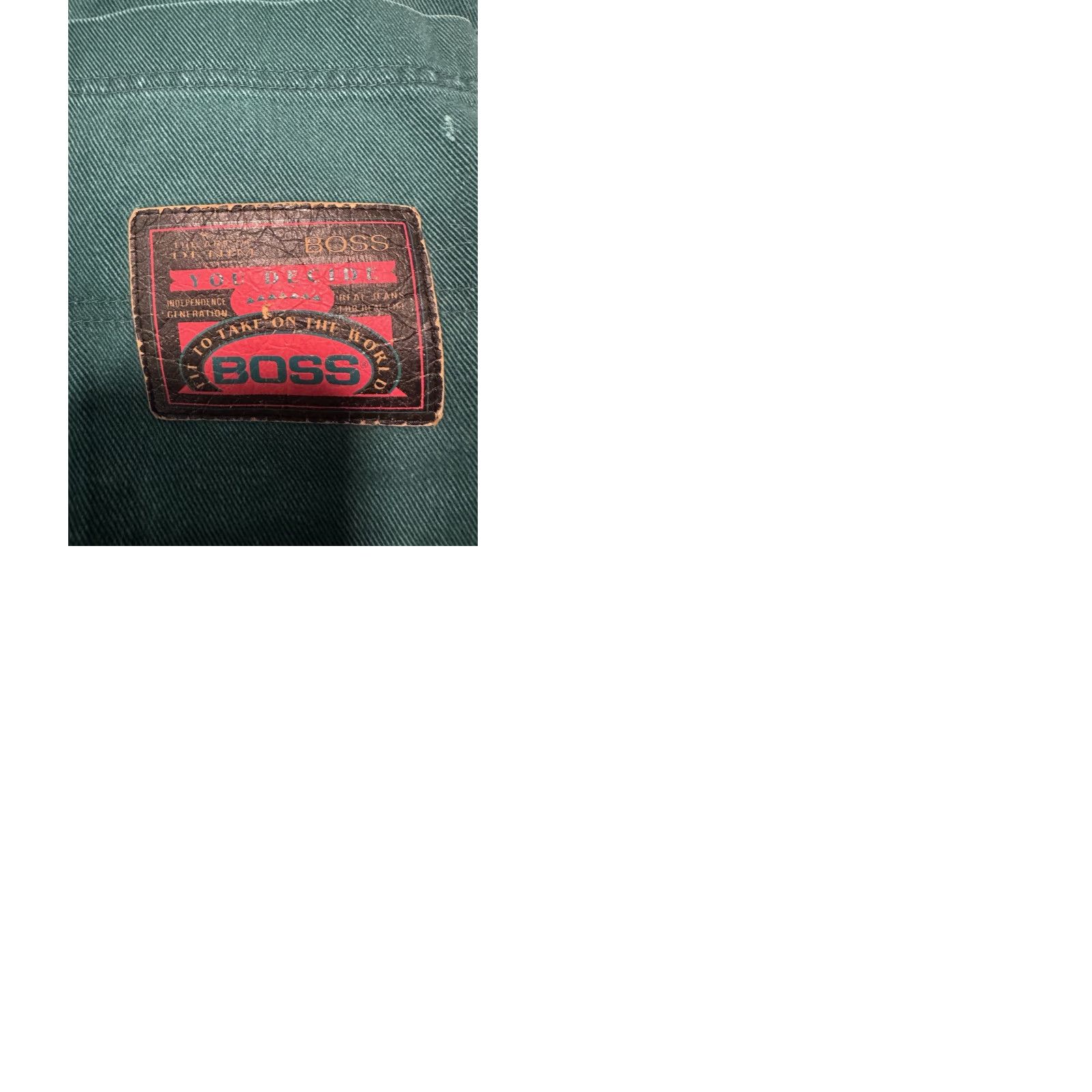 Hugo Boss VINTAGE Hugo Boss Men's Green 5 Pocket Denim Jeans Baggy Skater 34x32 Regular Size 42in Waist Size US 34 / EU 50 - 11 Thumbnail