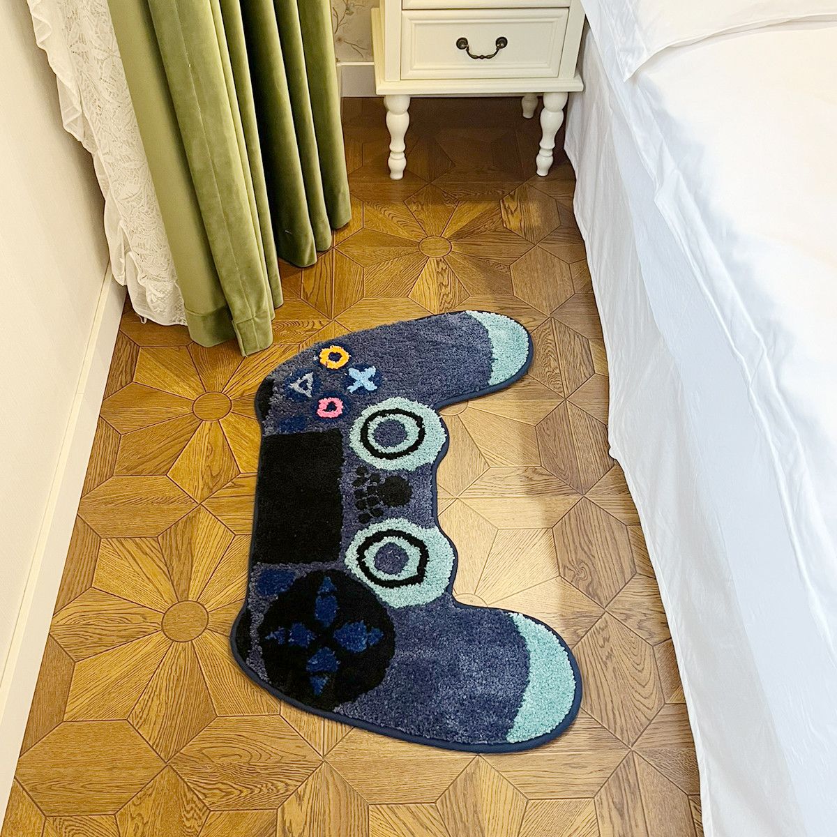 Japanese Brand × Vintage Game Controller Shape Tufted Rug Size ONE SIZE - 2 Thumbnail