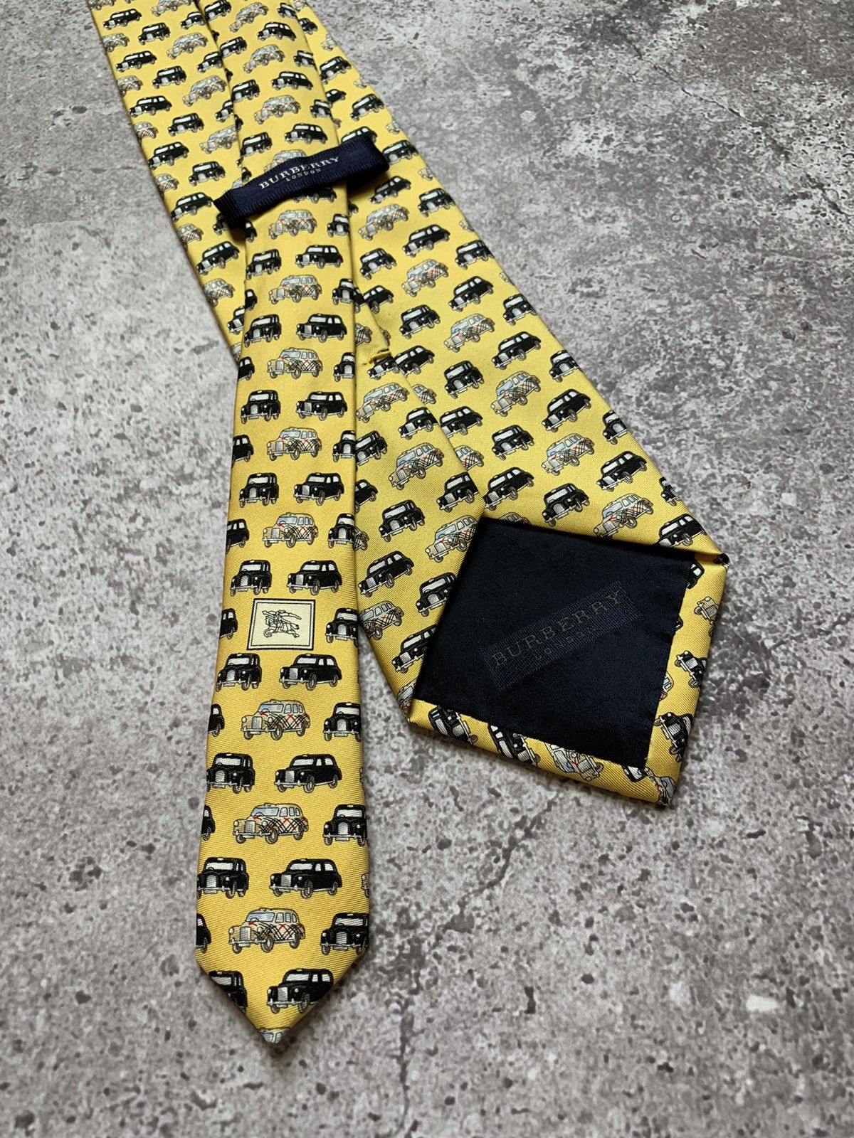 Burberry × Vintage RARE Burberry London Car Tie Size ONE SIZE - 6 Thumbnail