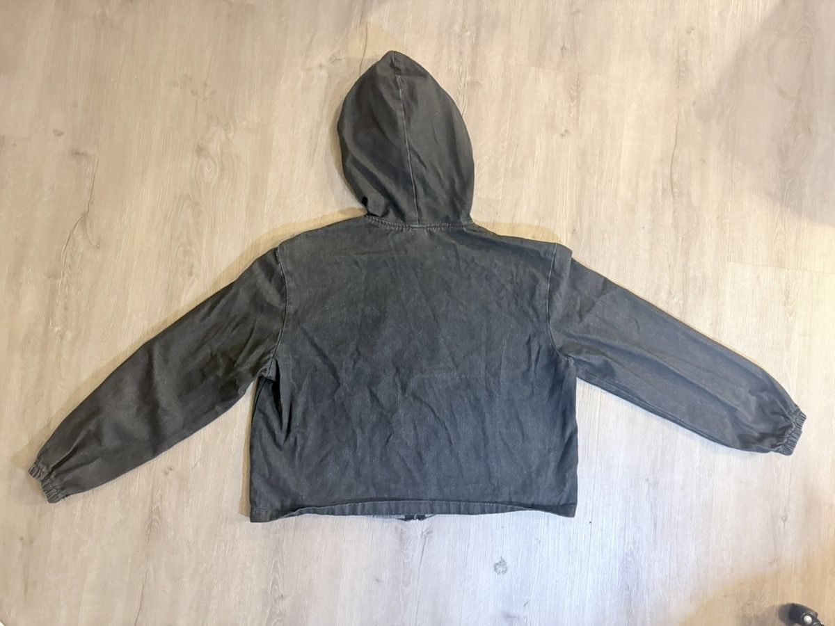 Other Cropped Zipper Hood Utility Jacket Blue Grey Size M Size US M / EU 48-50 / 2 - 2 Thumbnail