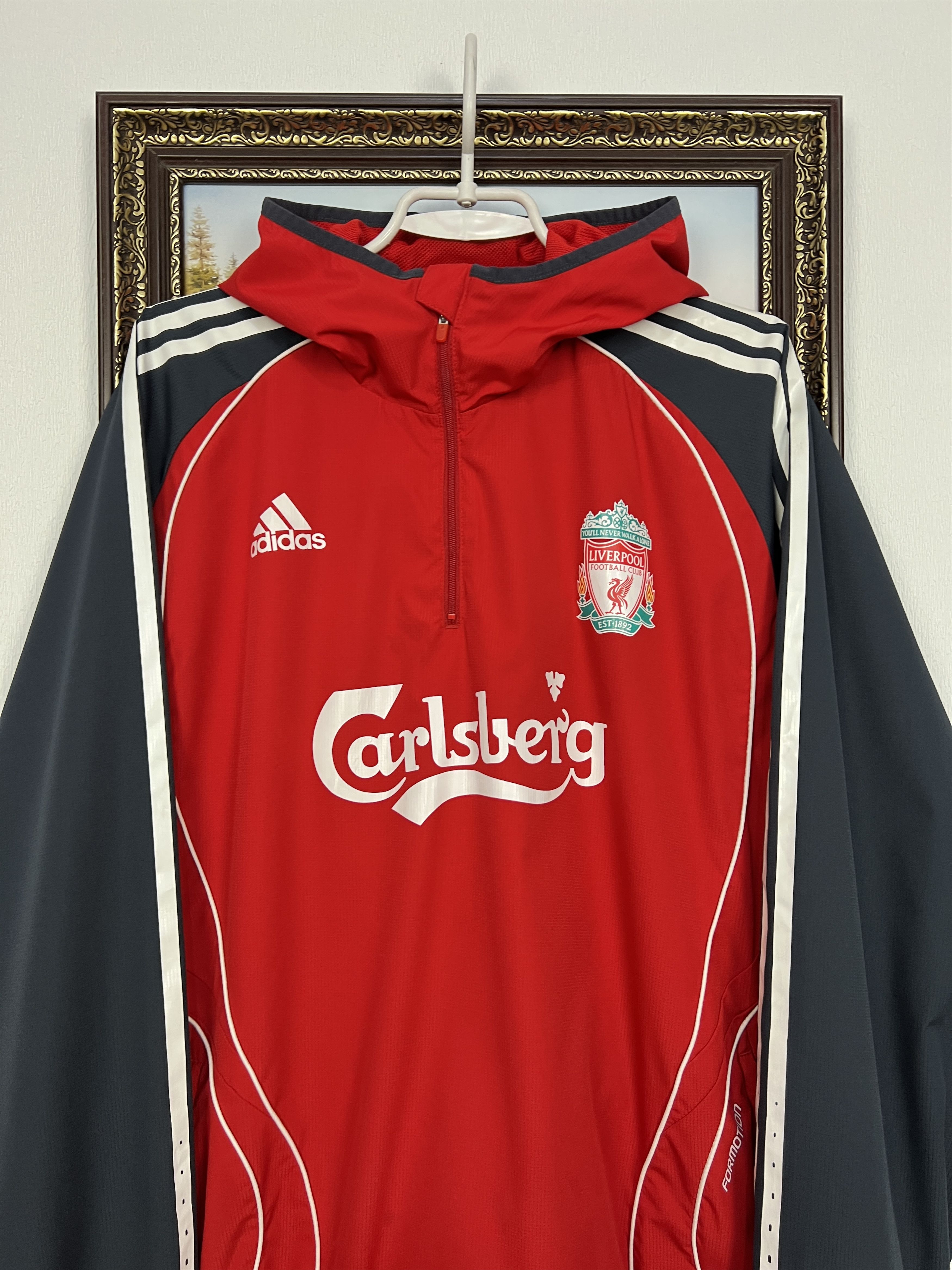 Adidas Vintage Adidas Liverpool Football Train Jacket Formotion Size US L / EU 52-54 / 3 - 2 Thumbnail