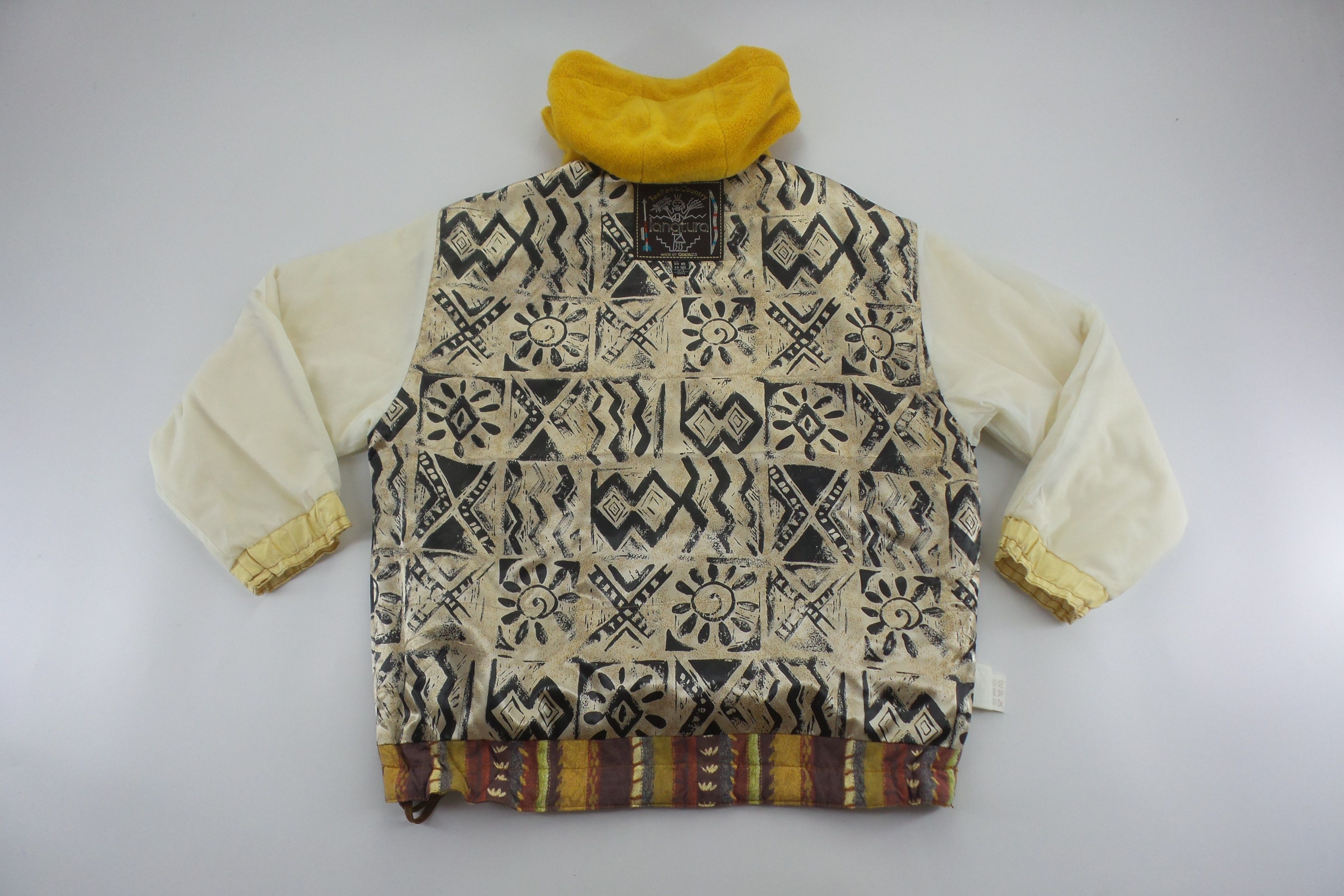 Goldwin × Japanese Brand Vintage 90's Lanatura By Goldwin Aztec Design Hoodies Size US L / EU 52-54 / 3 - 9 Thumbnail