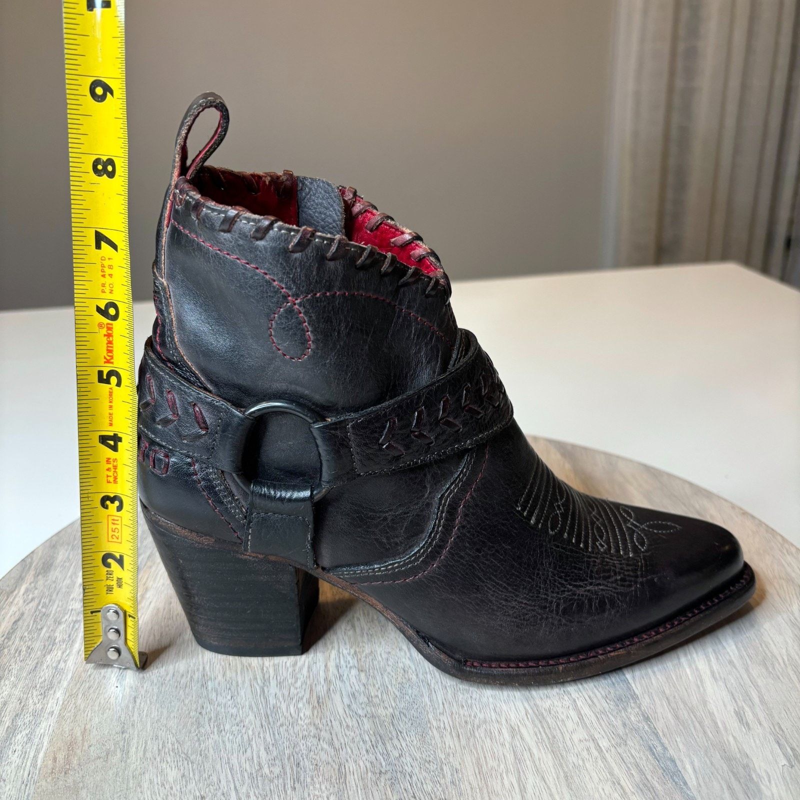 Bed Stu NEW Bed Stu Tania Black Ankle Boots 8.5 Women’s Handmade Size US 8.5 / IT 38.5 - 14 Thumbnail