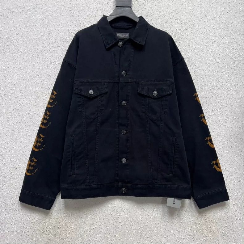 Balenciaga Balenciaga Distressed Denim Jacket - dmc Size US M / EU 48-50 / 2 - 1 Thumbnail