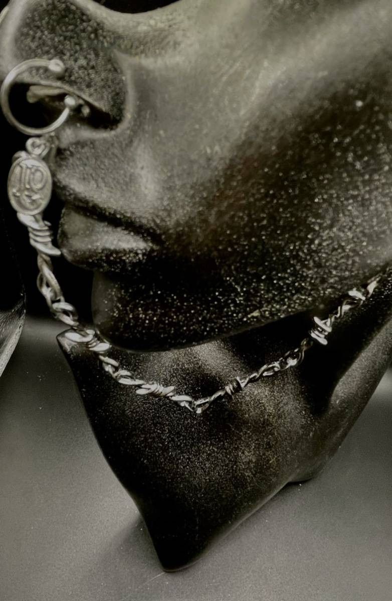Jean Paul Gaultier 2000s Barbed Wire Sample Face jewelry Size ONE SIZE - 2 Thumbnail