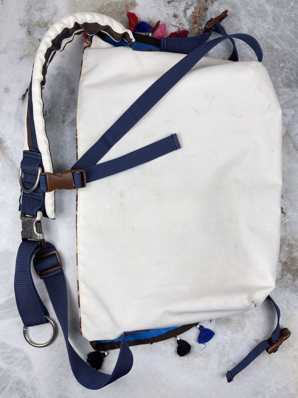 Undercover SS08 Undercover Ethnic Tassel Messenger Cargo Sling Bag Size ONE SIZE - 3 Thumbnail