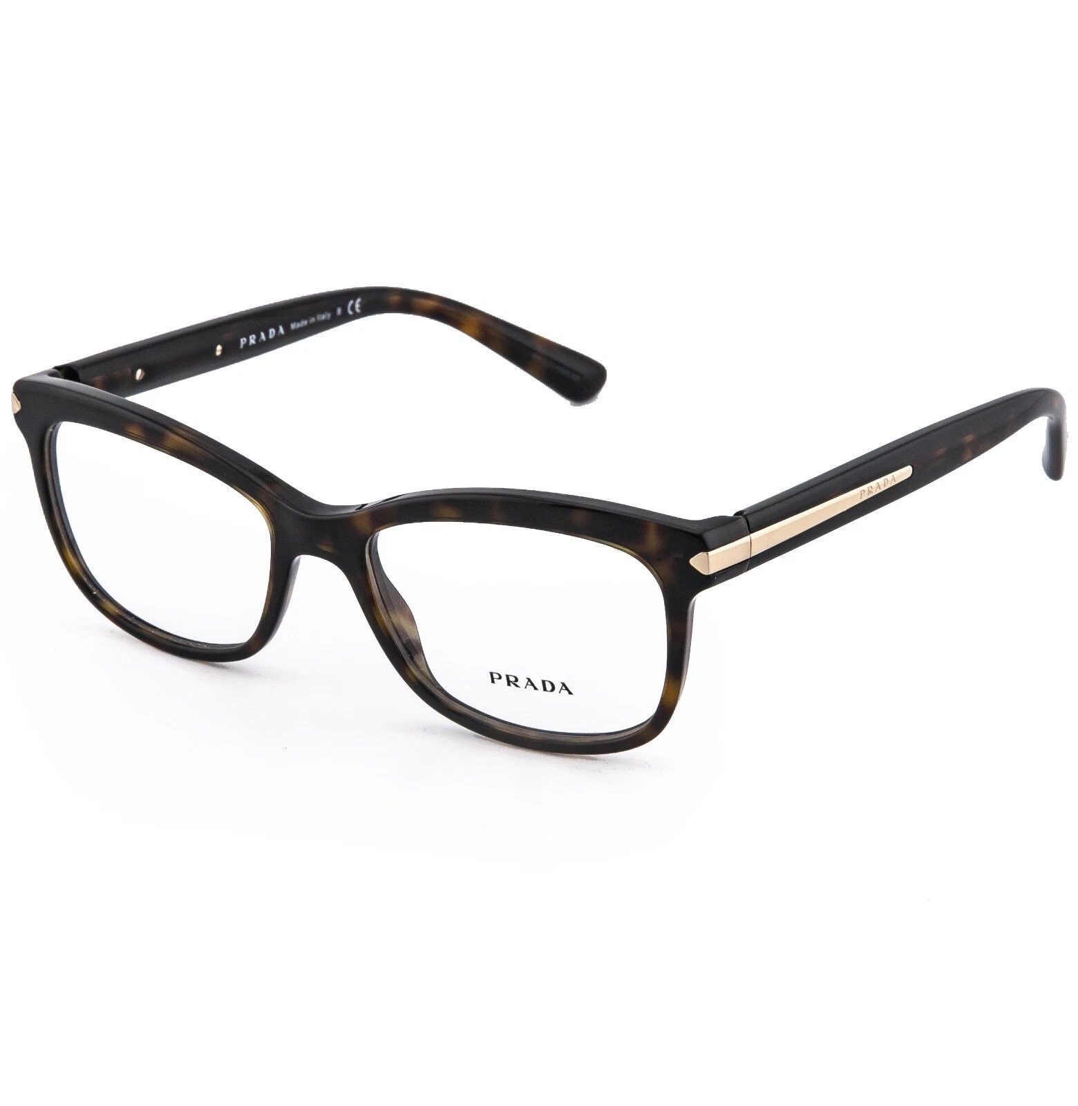 Prada PRADA JOURNAL PR10RV Brown Havana Eyeglasses Optical 10R Size ONE SIZE - 5 Thumbnail