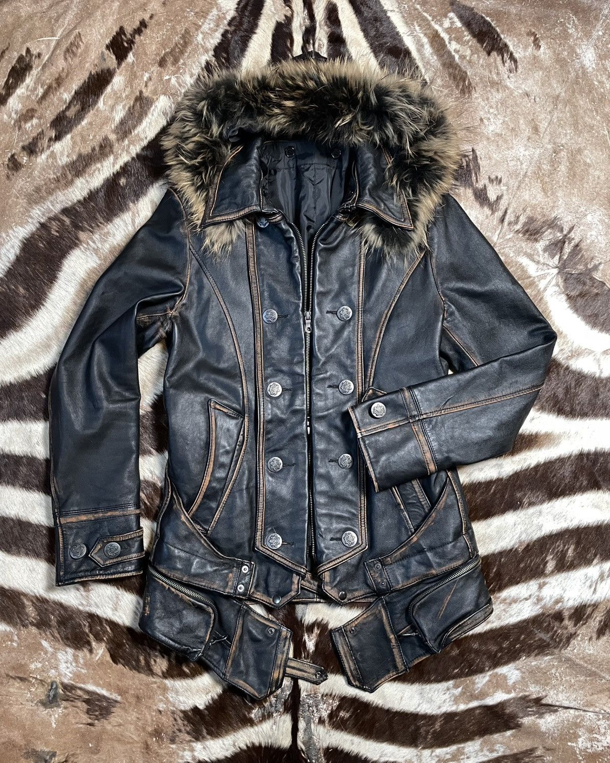 PPFM ラクーンファー付き Napoléon jacket PPFM ラクーンファー付き Napoléon jacket 【公式通販】