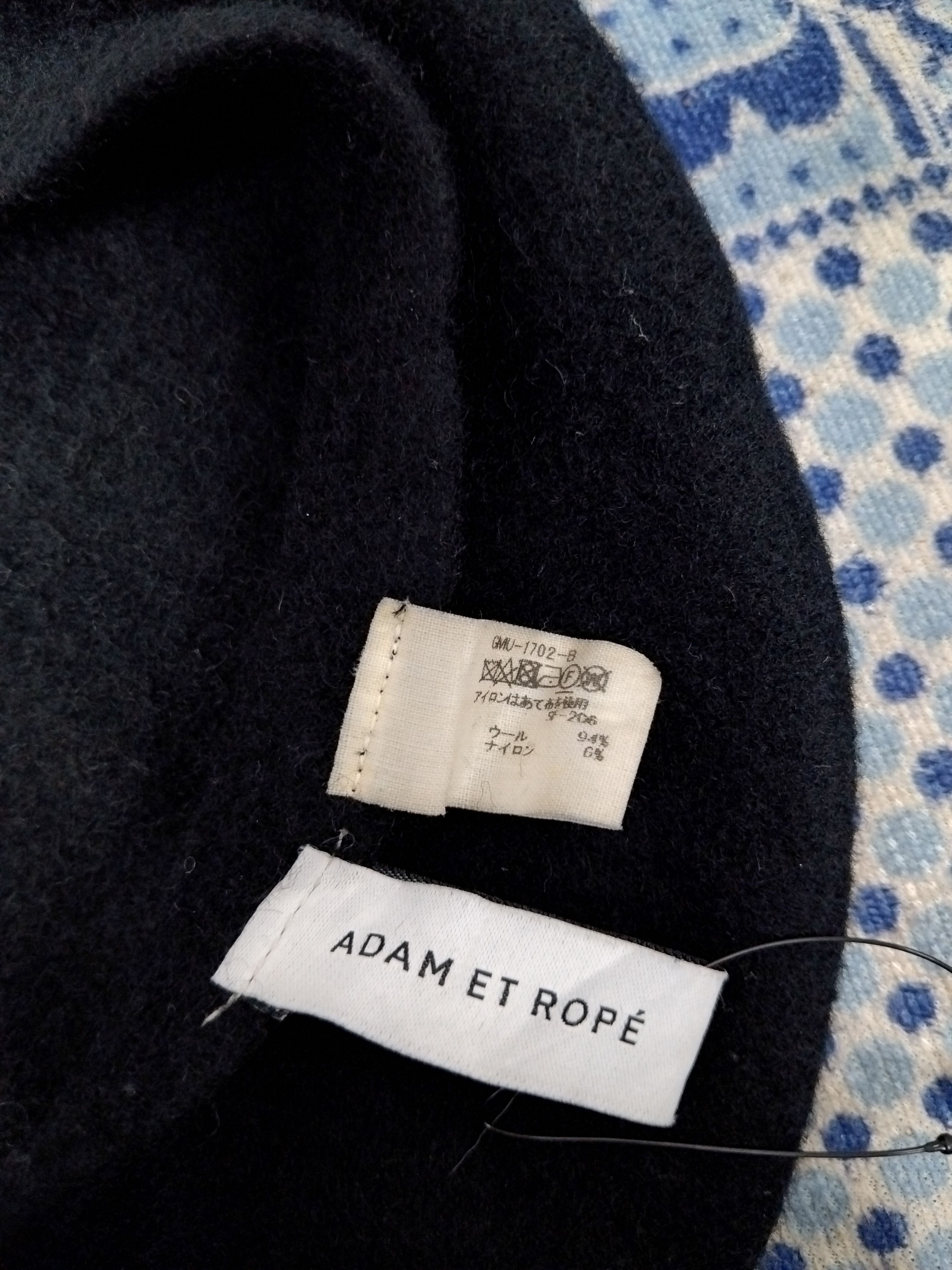 ADAM ET ROPE 💥Hot item ! Adam et rope black colour hat cap Size ONE SIZE - 2 Thumbnail