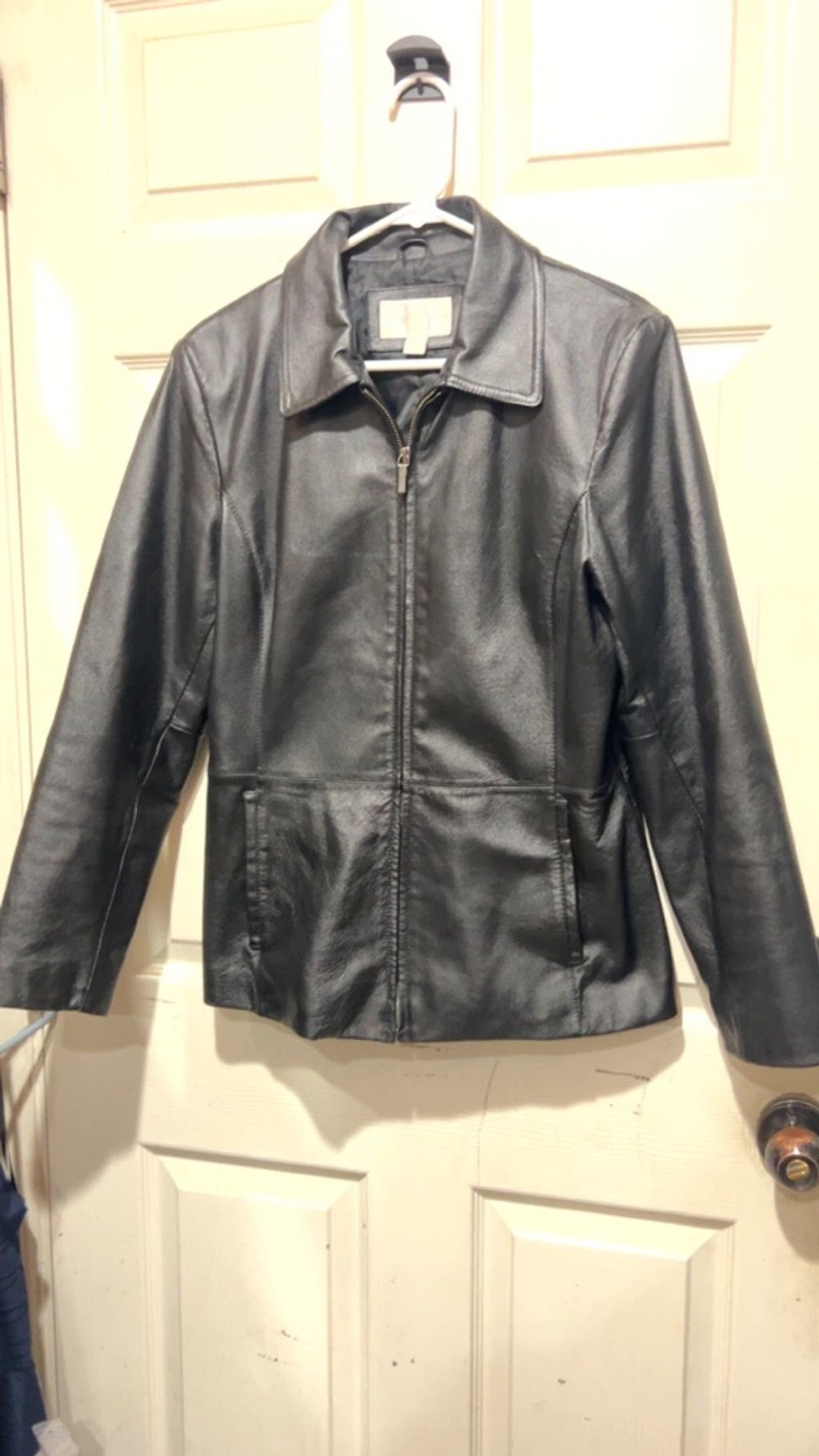 Worthington Women's Worthington Black Leather Jacket M Size M / US 6-8 / IT 42-44 - 2 Thumbnail