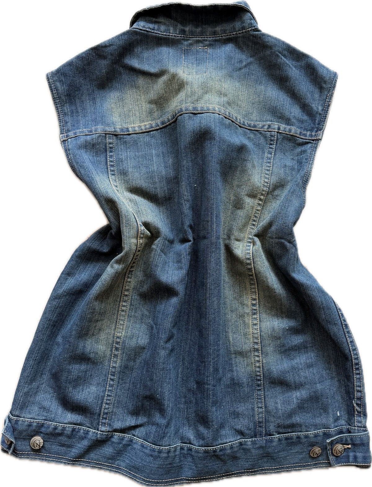 Southpole Vintage Southpole Biker Denim Jacket Size US XXL / EU 58 / 5 - 3 Thumbnail