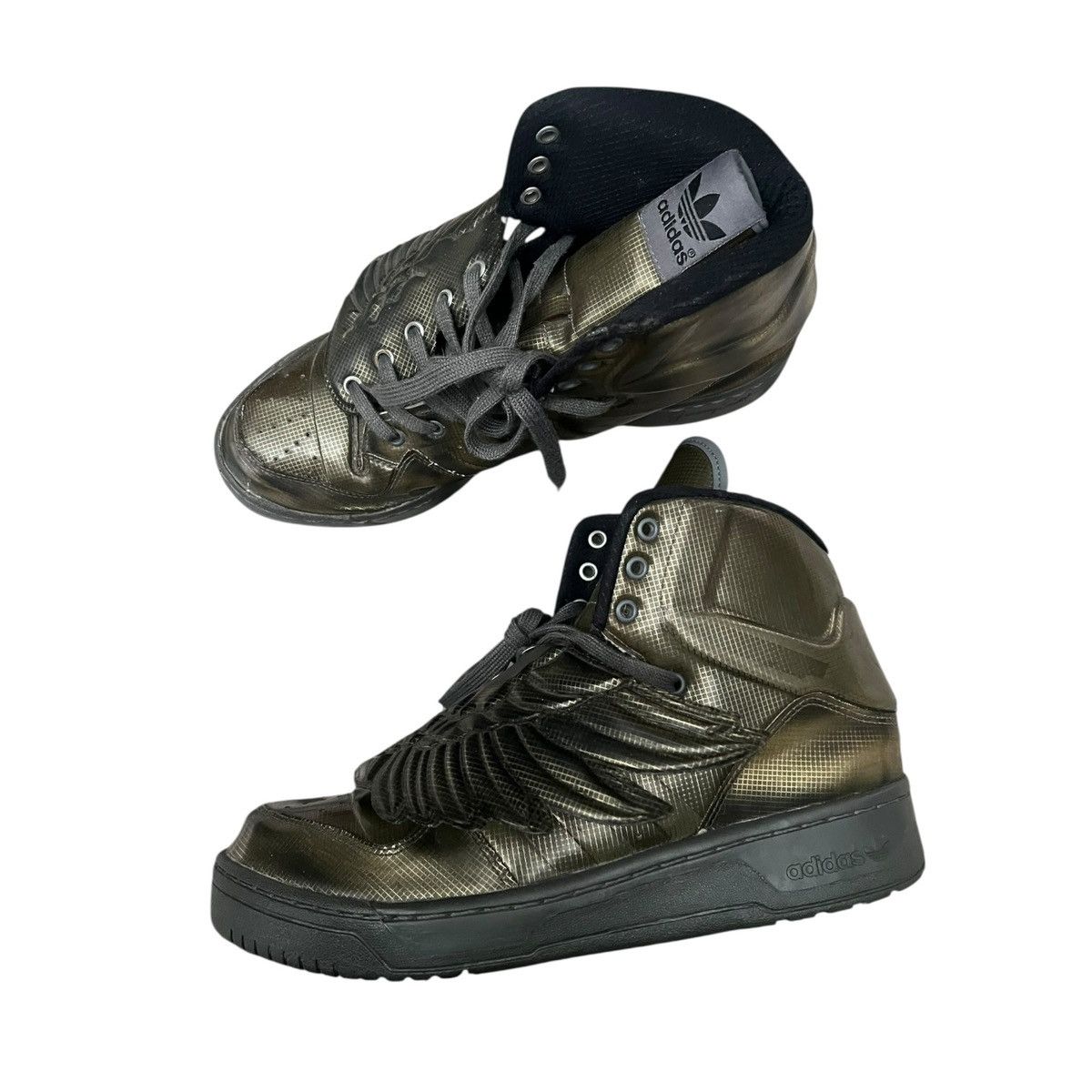 Jeremy Scott Jeremy scott x adidas gold wing sneakers Size US 10 / EU 43 - 4 Thumbnail