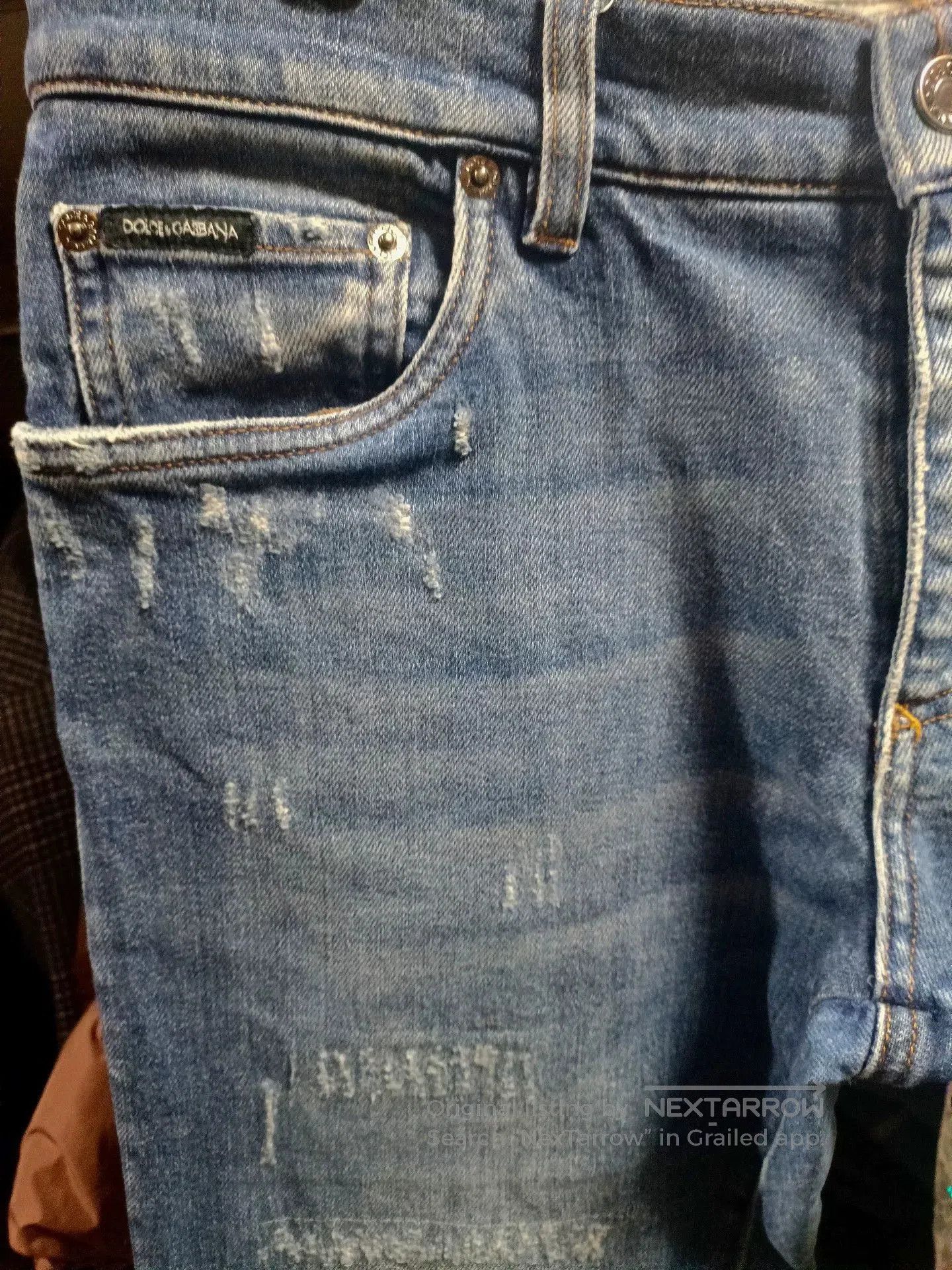 Dolce & Gabbana Dolce&Gabbana Sacred Heart Crown Jeans. Size US 32 / EU 48 - 4 Thumbnail