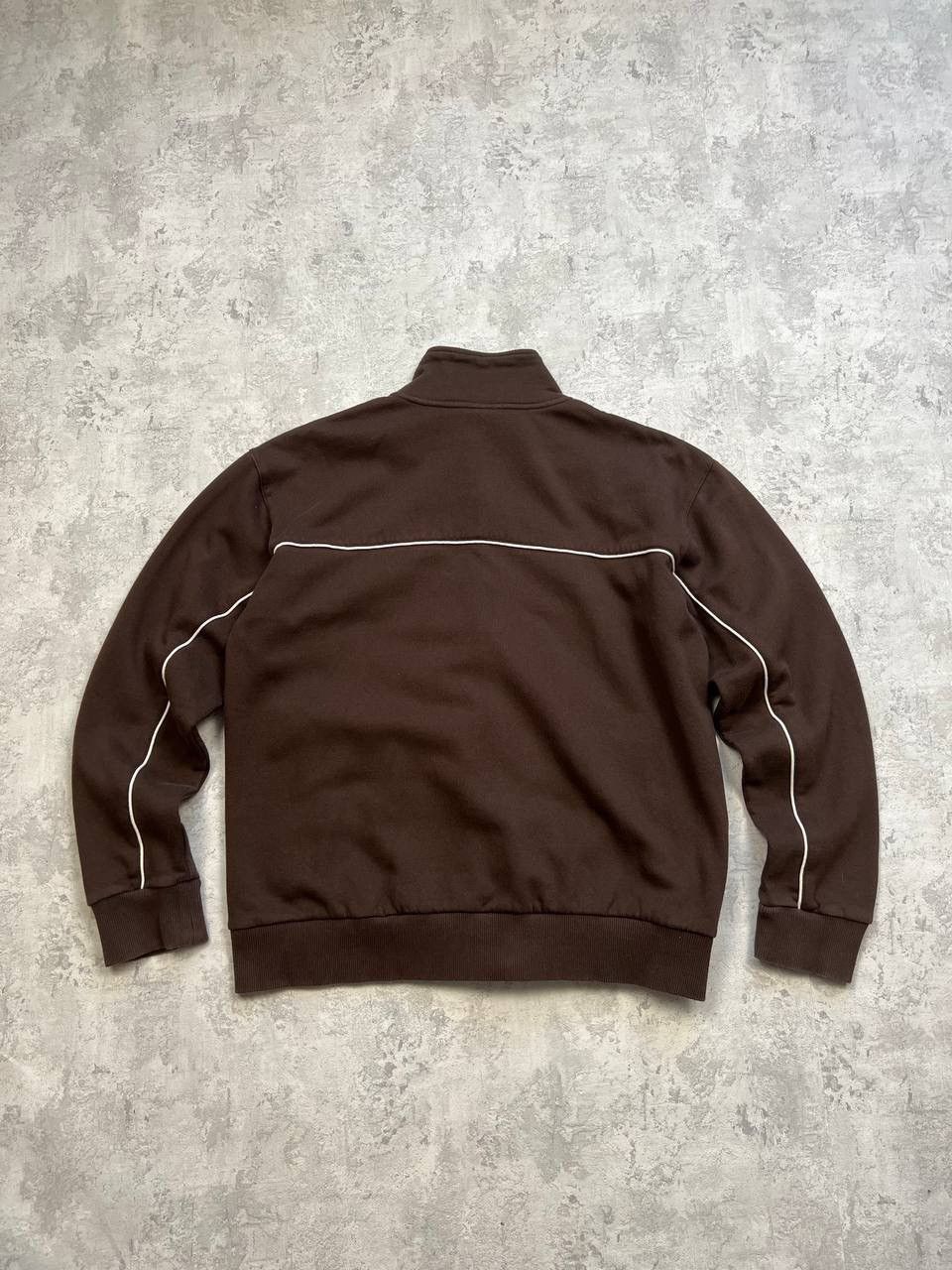 Nike Vintage RARE Nike Brown Zip Sweatshirt Size US XL / EU 56 / 4 - 7 Thumbnail