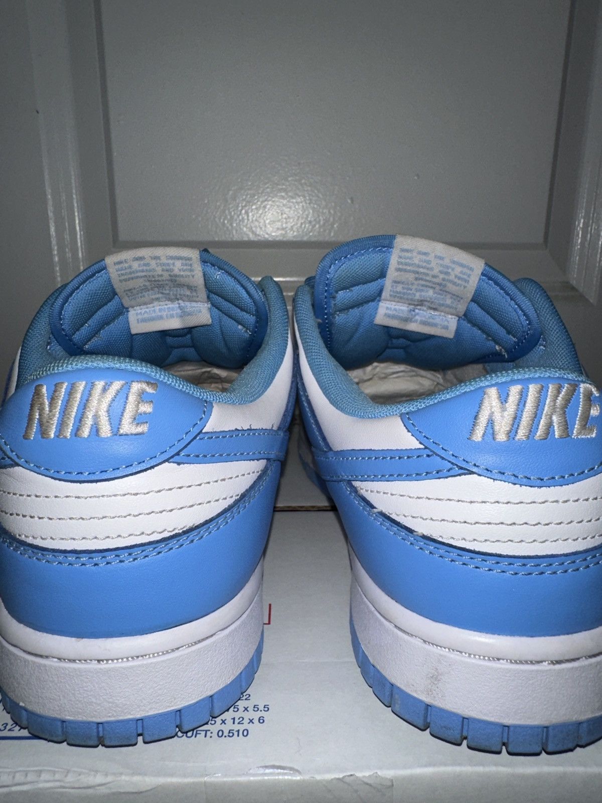Nike Nike Dunk Low UNC (2021) Size US 10.5 / EU 43-44 - 6 Thumbnail
