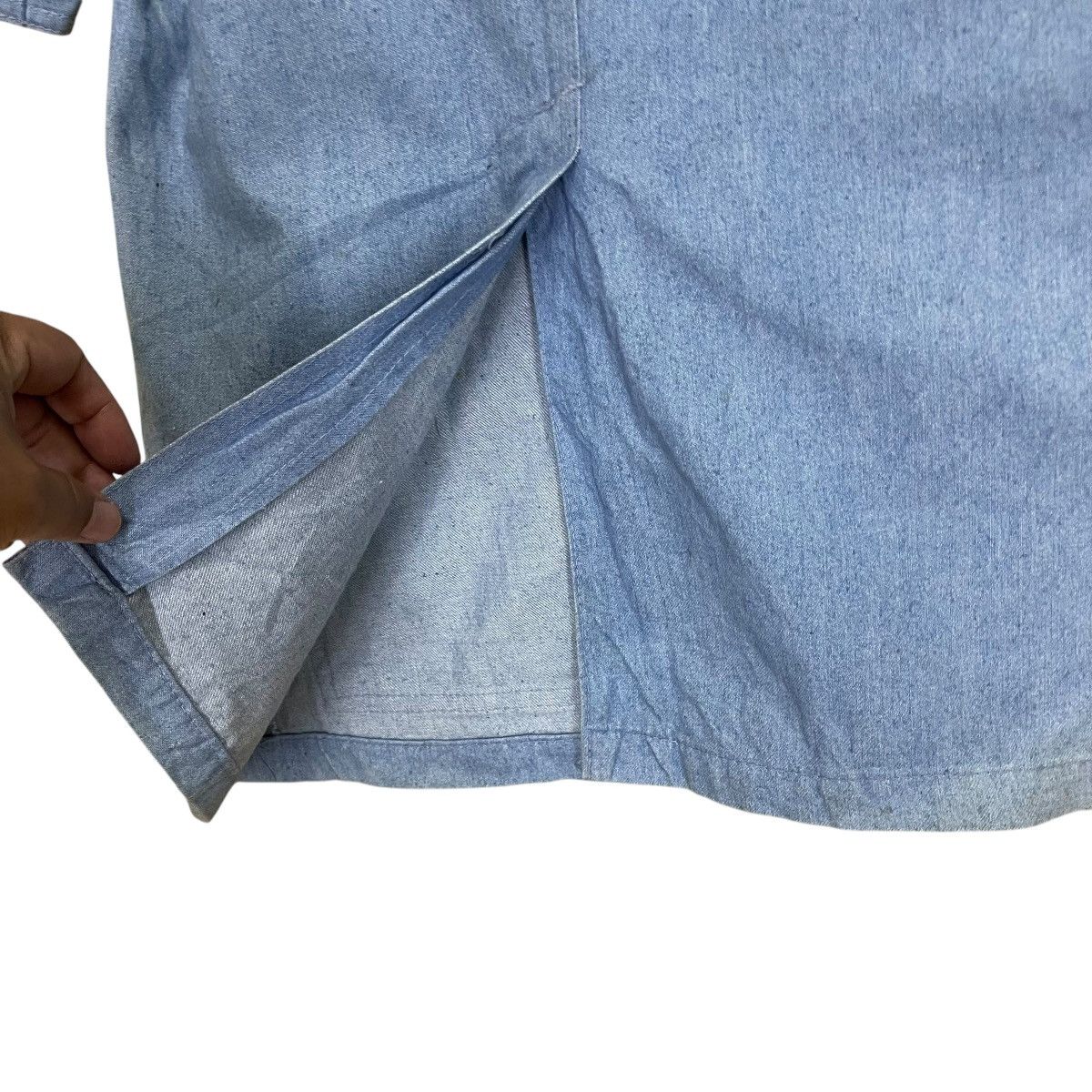 Japanese Brand Vintage 80s Big Bell Made In Japan Shortsleeve Chore Denim Size US S / EU 44-46 / 1 - 10 Thumbnail