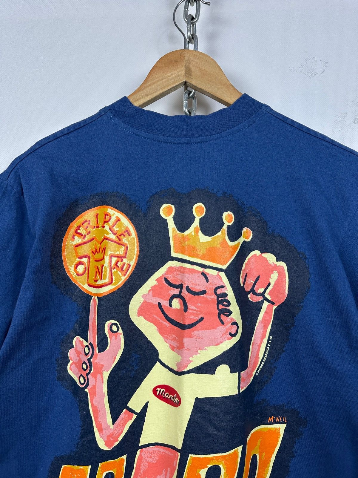 Mambo 1998 Vintage Mambo Graphic King of T-Shirt Crown Surf Skate Size US S / EU 44-46 / 1 - 6 Thumbnail