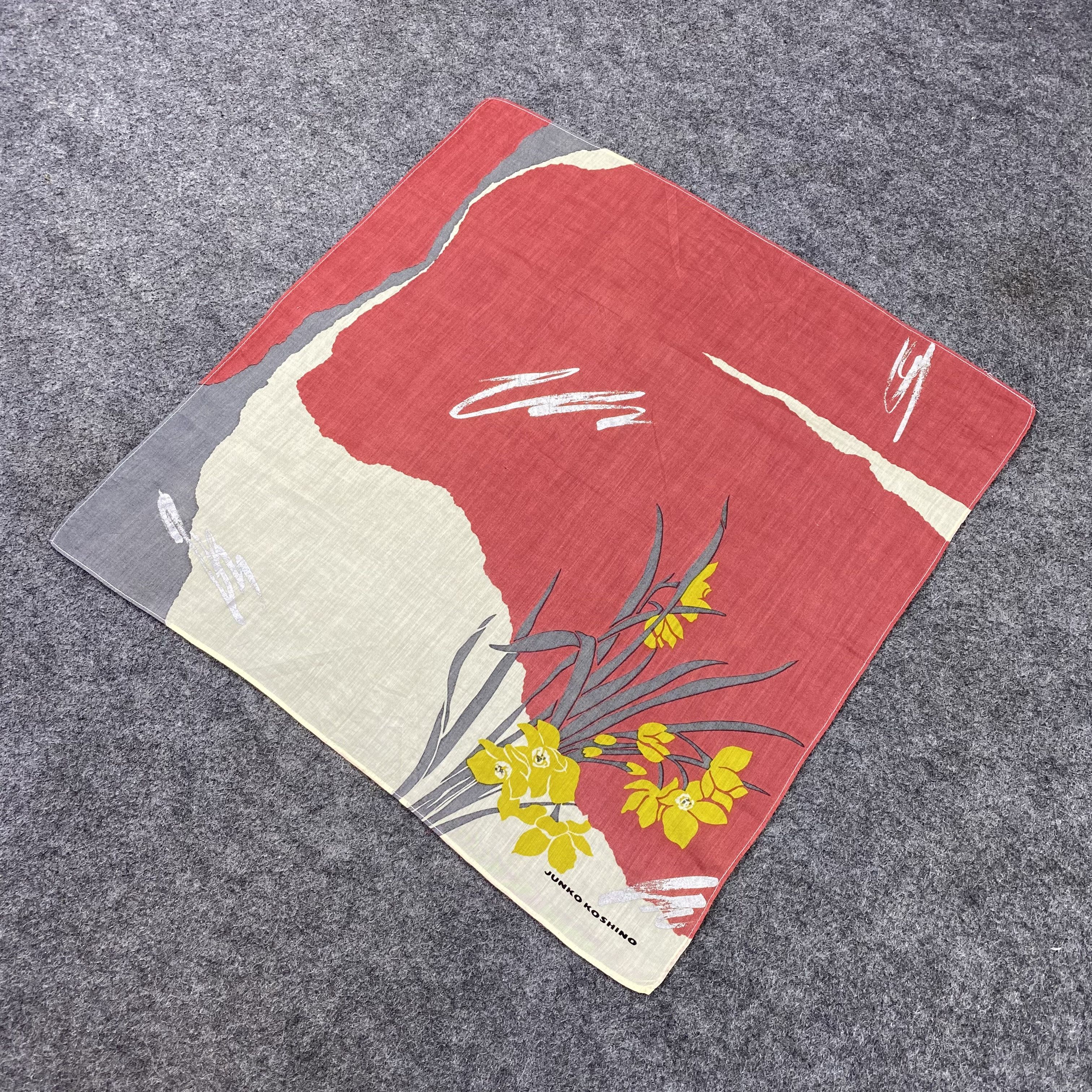 Japanese Brand Junko Koshino Handkerchief / Bandana / Neckerchief-B1361 Size ONE SIZE - 4 Thumbnail