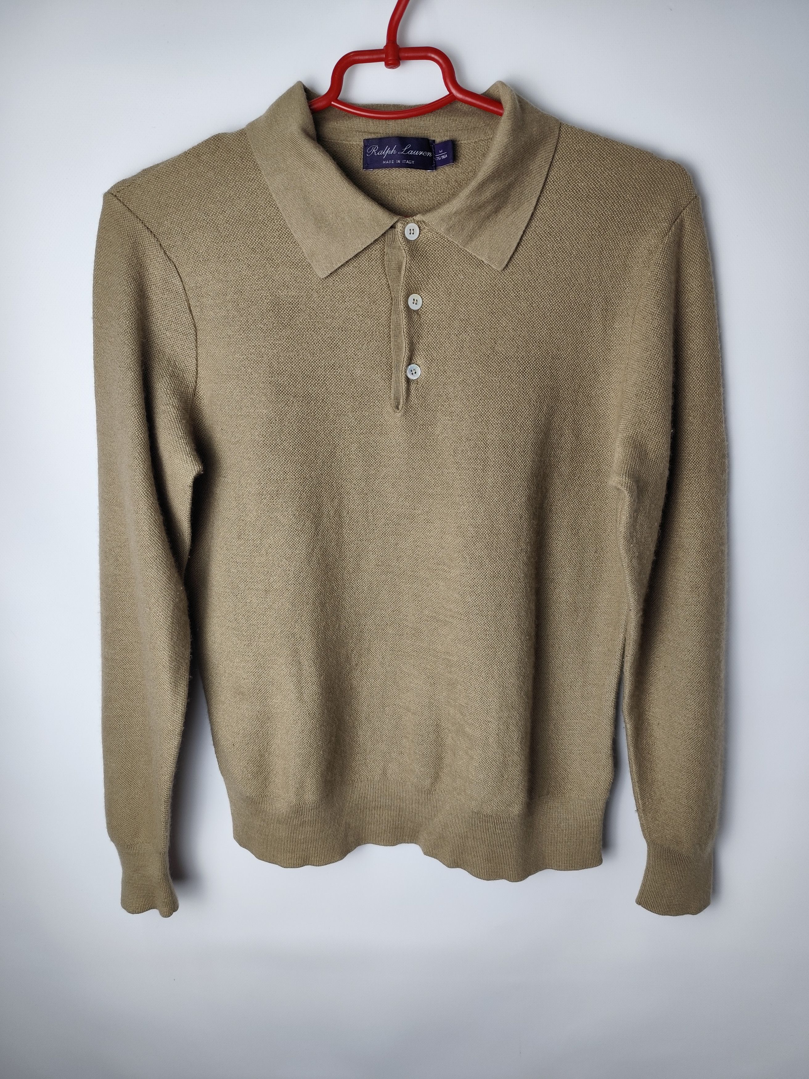 Ralph Lauren Purple Label Ralph Lauren Purple Label Cashmere & Silk Polo Sweater Size US S / EU 44-46 / 1 - 1 Thumbnail