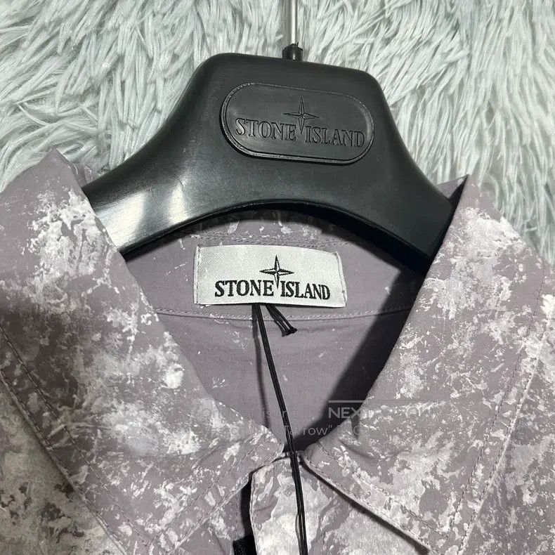 Stone Island Stone Island Hand-Painted Dye Short Sleeve Shirt Jacket Gr Size US XL / EU 56 / 4 - 6 Thumbnail