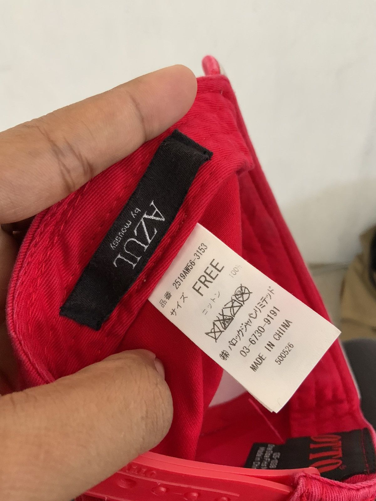 Japanese Brand AZUL by Moussy Otto Red Fade Hat Size ONE SIZE - 20 Thumbnail