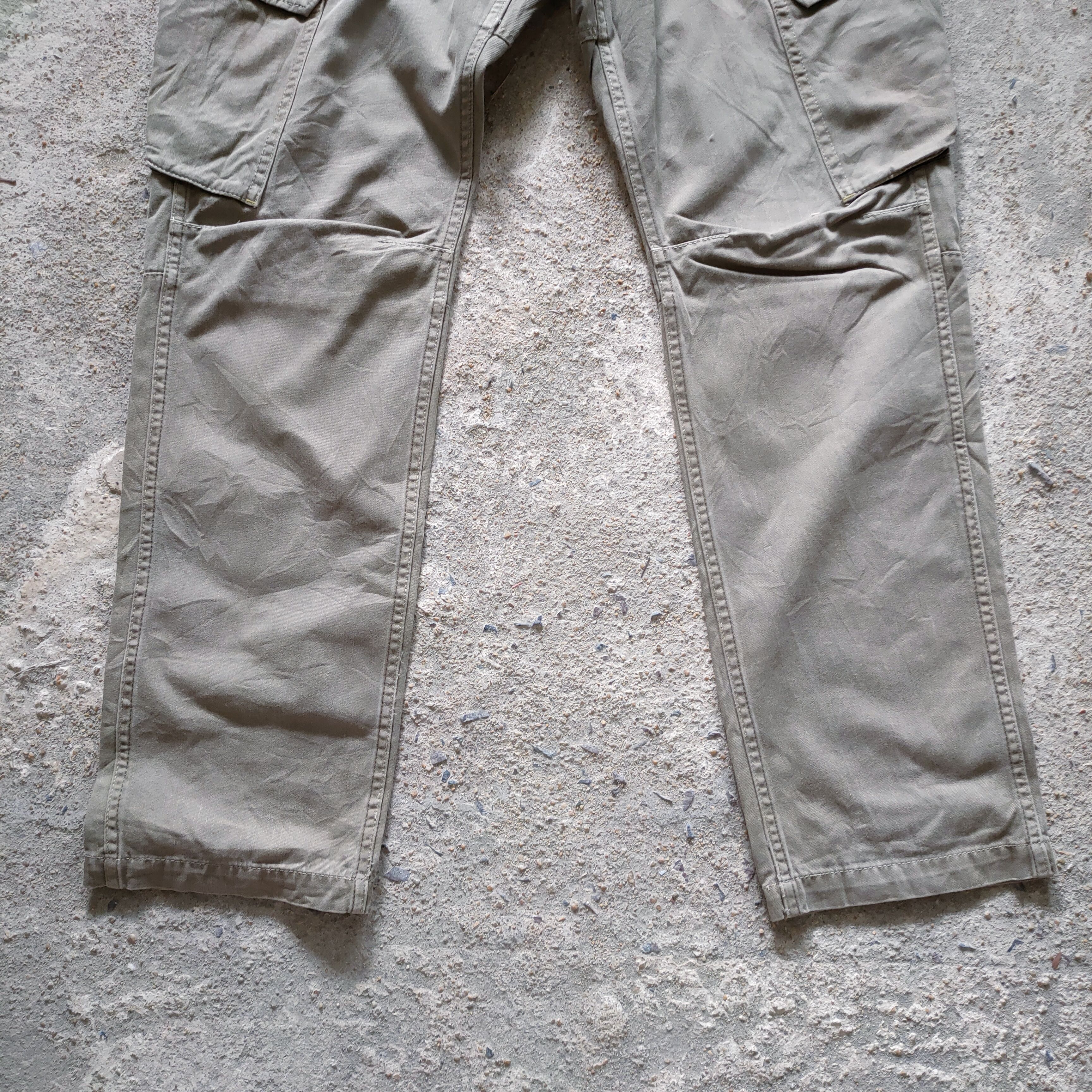 Japanese Brand VINTAGE JAPANESE BRAND FADED CARGO PANTS Size US 34 / EU 50 - 3 Thumbnail