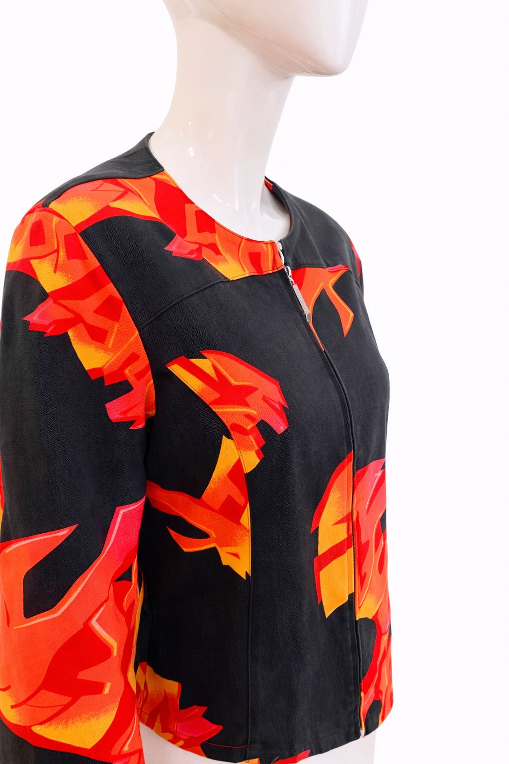 Thierry Mugler Thierry Mugler Flame Graffiti Skirt Suit Set Dress Large Size L / US 10 / IT 46 - 7 Thumbnail