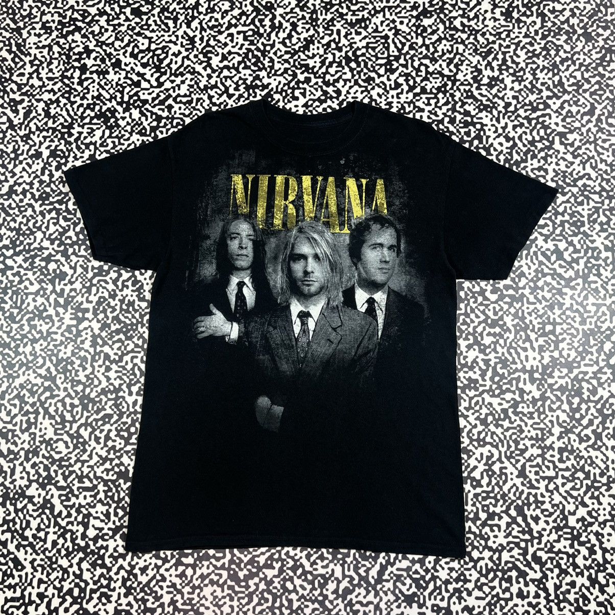 Band Tees Vintage Y2K Nirvana Kurt Cobain Band Rock T-shirt 90s Style Size US M / EU 48-50 / 2 - 2 Thumbnail