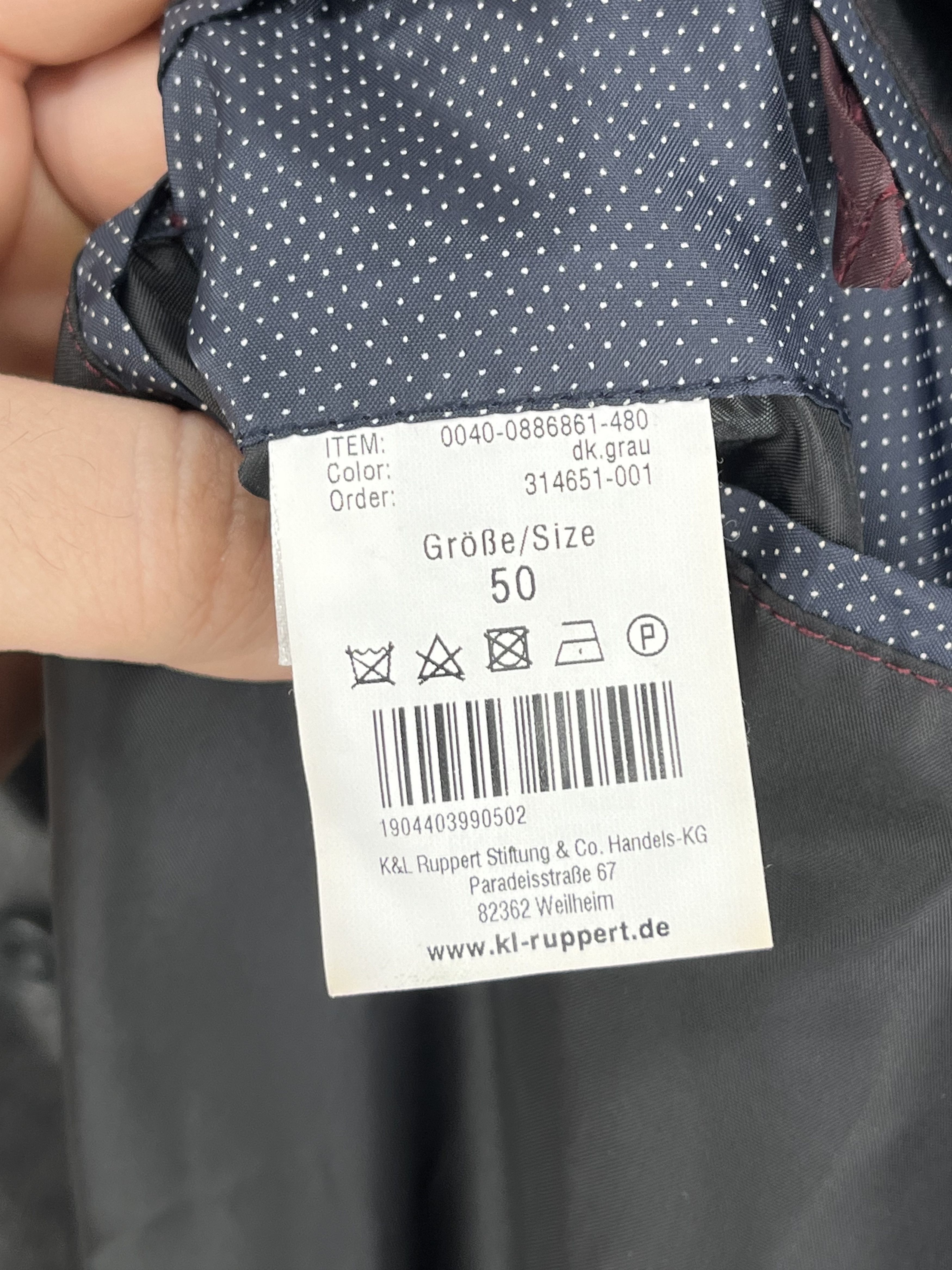 Paul Smith Paul R. Smith Mens Wool Blend Coat Size 50 Grey 3 Button Cla Size US M / EU 48-50 / 2 - 8 Thumbnail