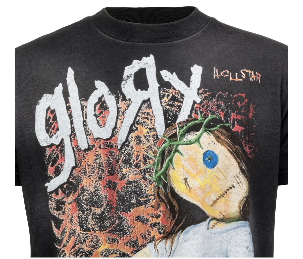 HELLSTAR Hellstar Glory Tee (voodoo doll), Sz L. New & Authentic Size US L / EU 52-54 / 3 - 11 Thumbnail