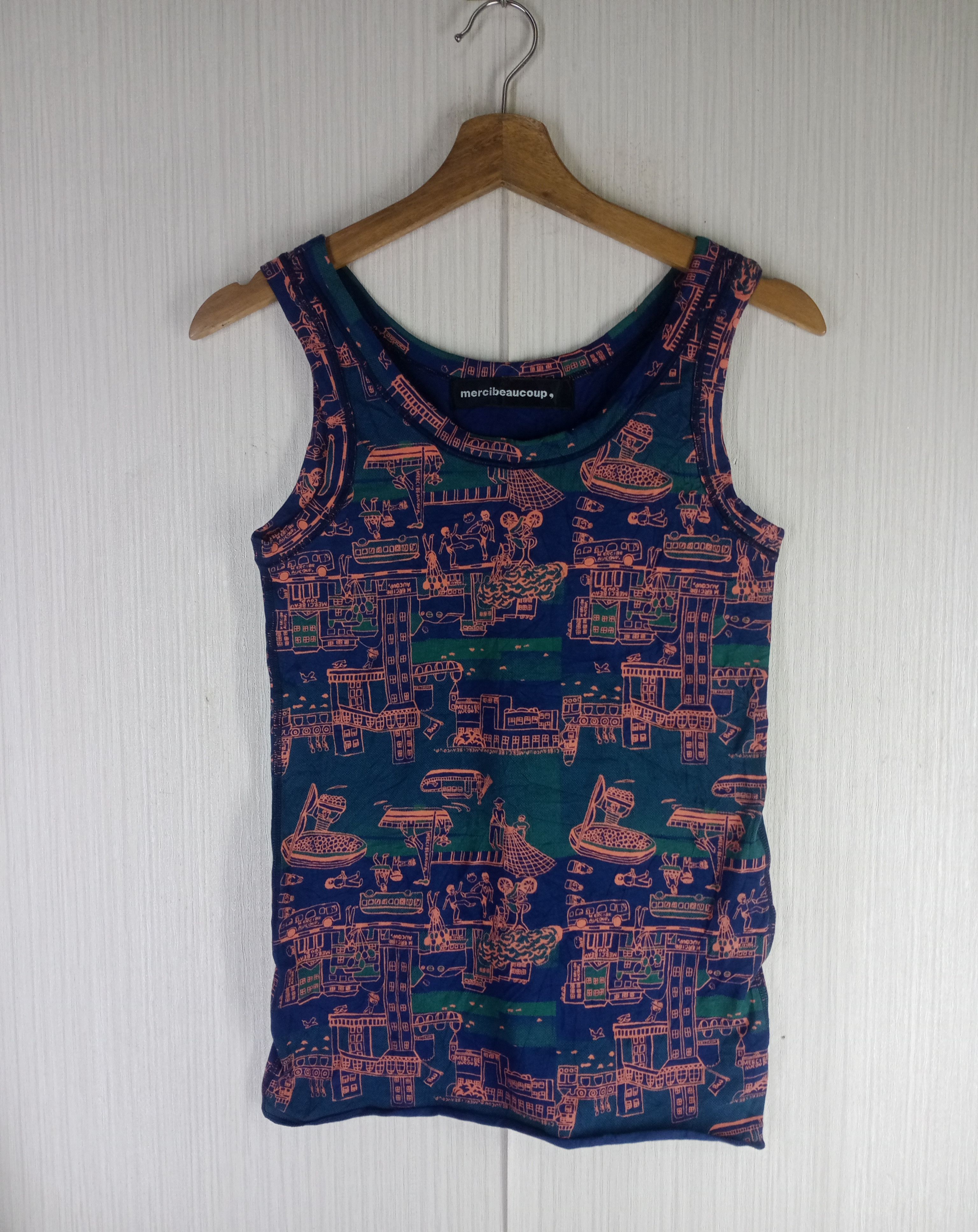 mercibeaucoup Rare Vintage Mercibeaucoup ISSEY MIYAKE Tank Top Size US S / EU 44-46 / 1 - 1 Thumbnail