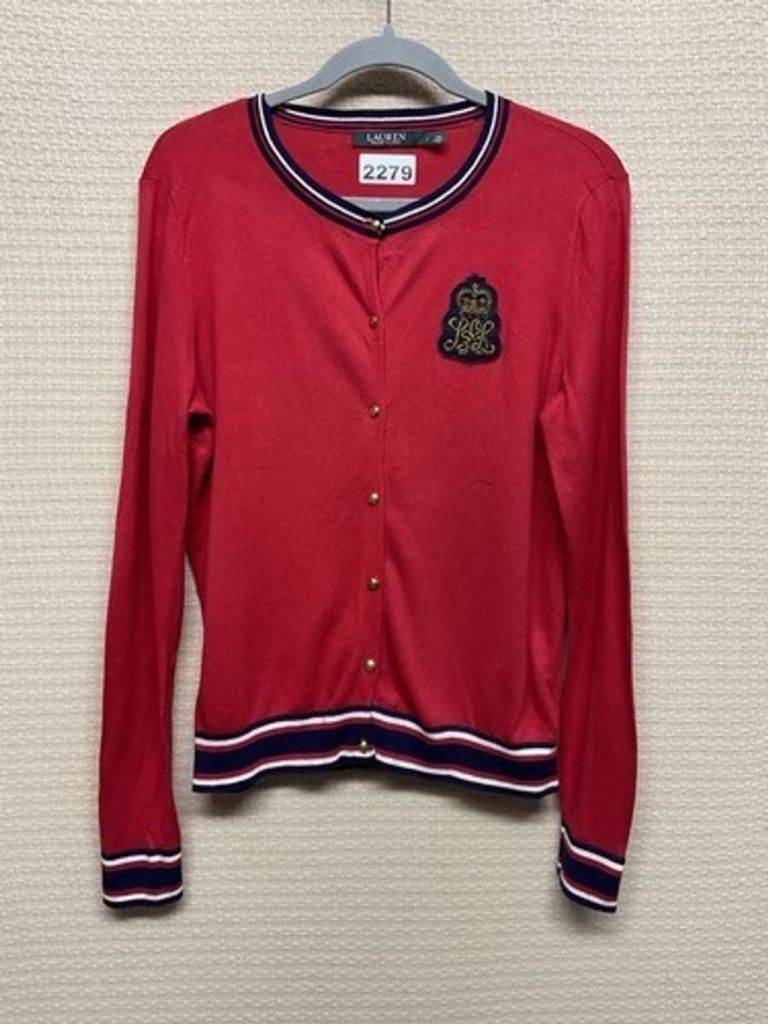 Ralph Lauren Lauren Ralph Lauren Bullion-Patch Cardigan Women Size L Size L / US 10 / IT 46 - 1 Thumbnail